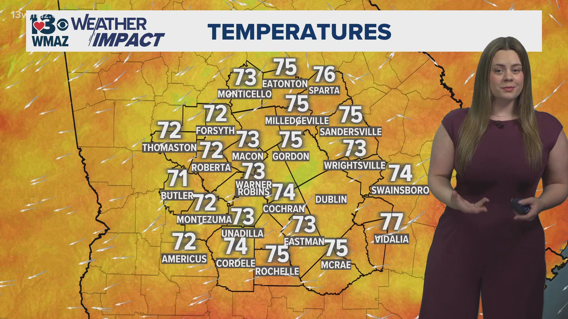 Moisture still in the area has lead the way to some pesky showers that will stick around through the weekend