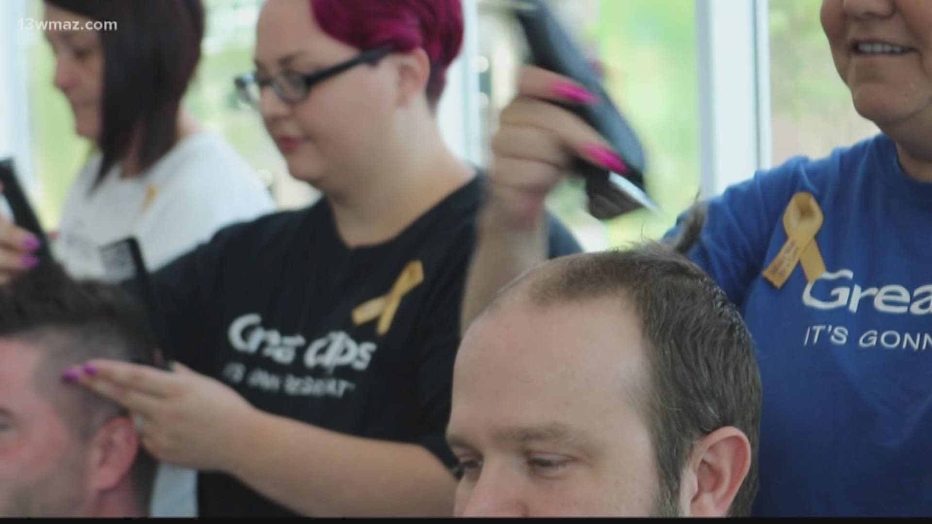 Many people see going bald as a bad thing, but folks over at the Beverly Knight Olson Children's Hospital are telling people to go bald or go home.
