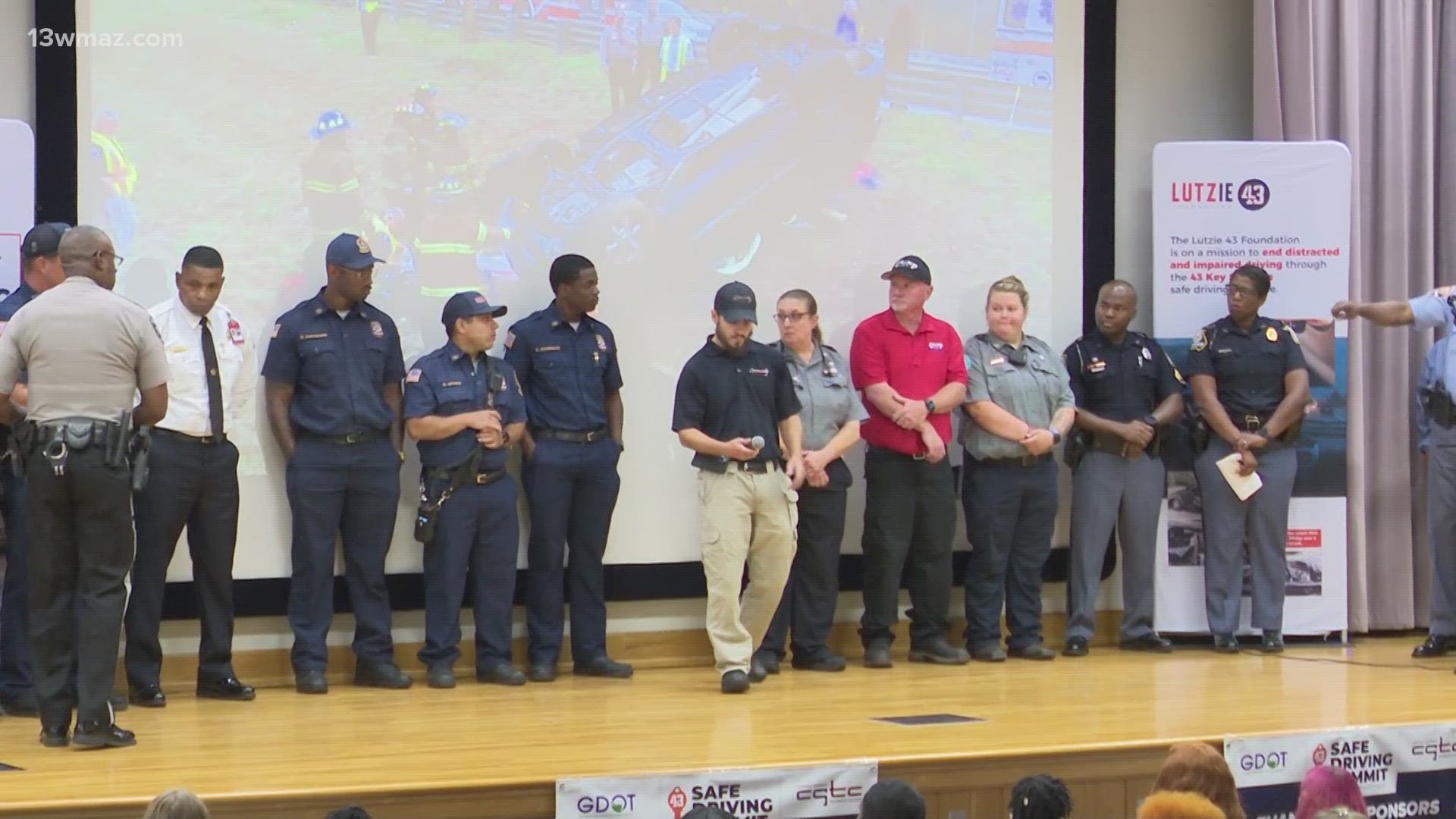 400 students attended the event, and the organizers hope students will become more invested in safe driving.