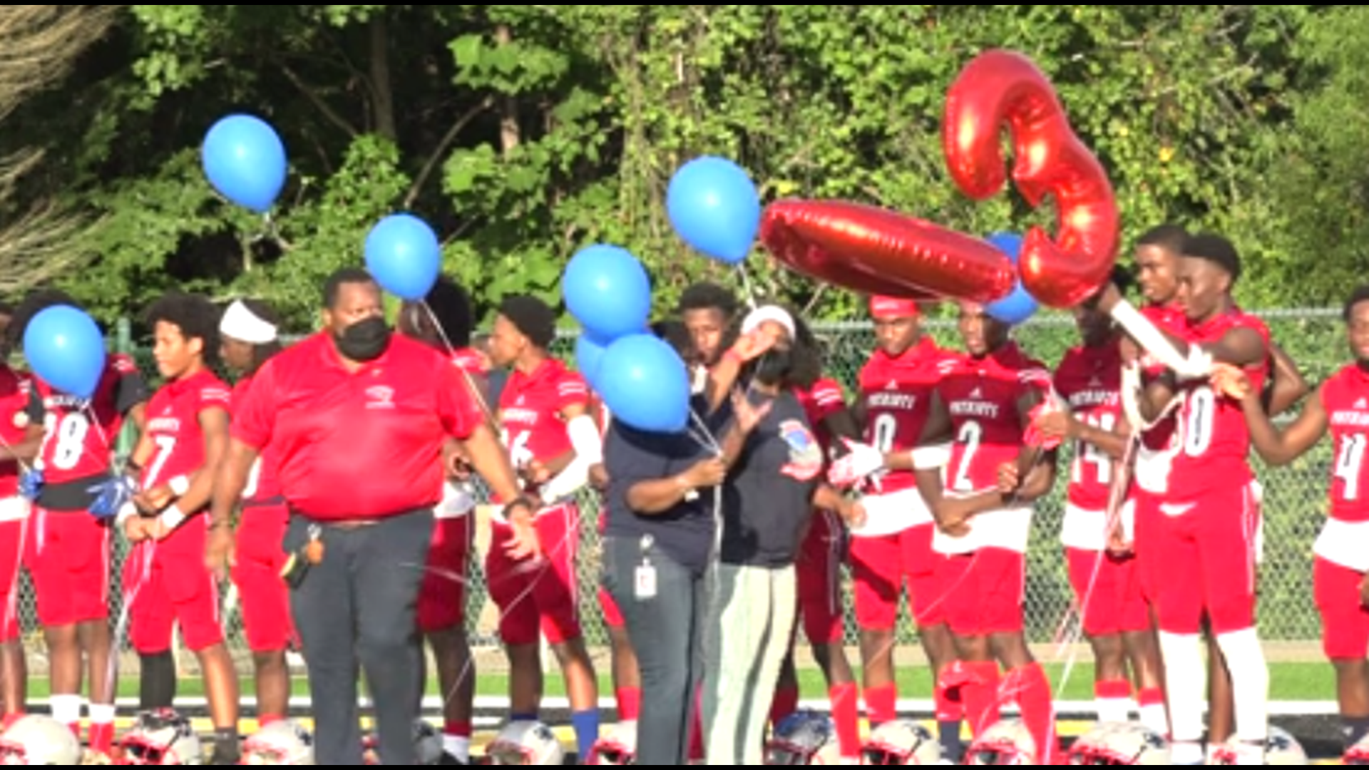 As the high school football season continues, one team found a chance to honor a player who died before the school year.