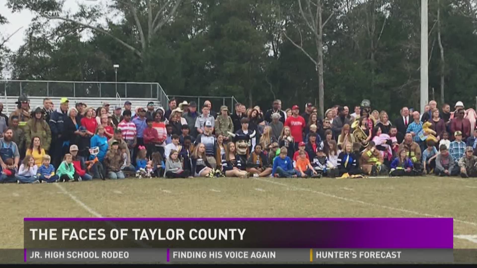 Group photo of Taylor Co. residents displays county's diversity