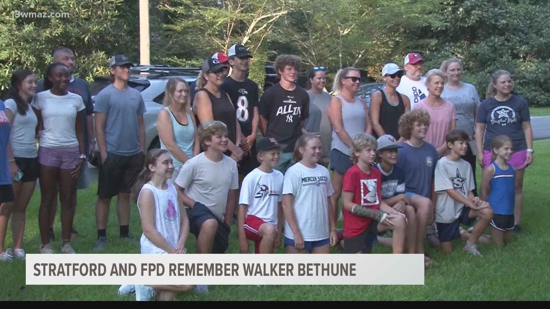 Stratford and FPD students gathered Saturday to run as one in remembrance of Bethune