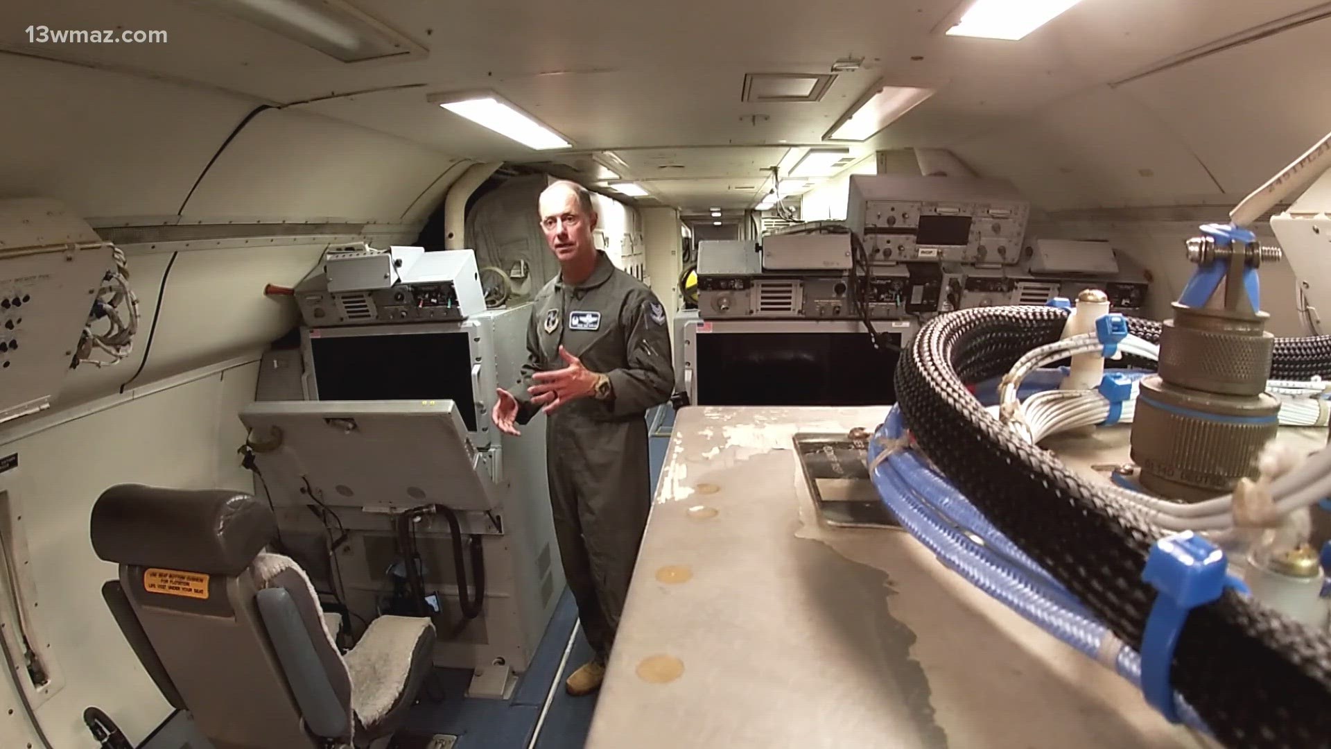 The JSTARS do a lot of highly classified work, but before the last jet left Robins, we got a look inside the plane.