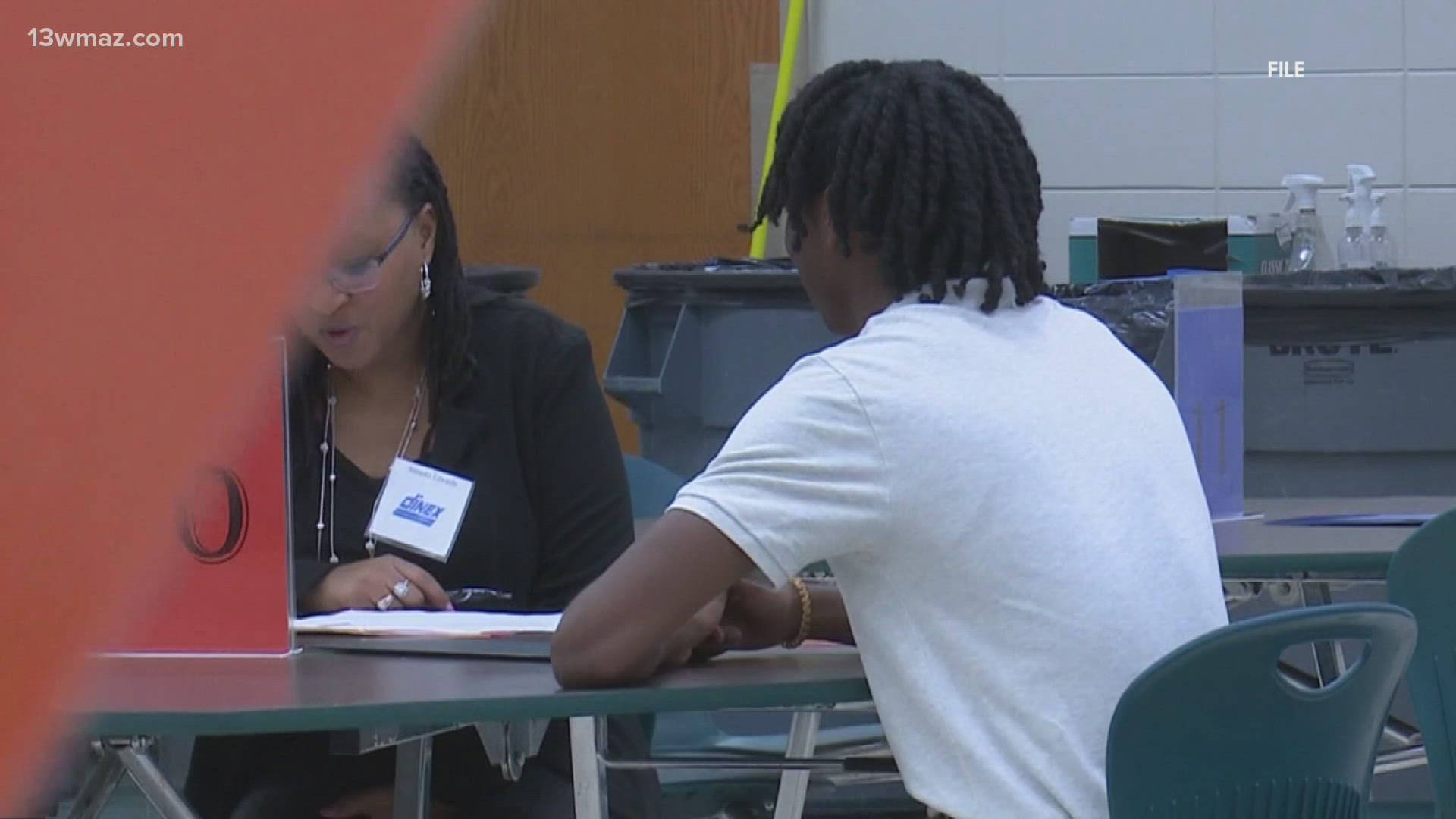 There's a chance for the highschoolers to land a job on the spot, organizers say.