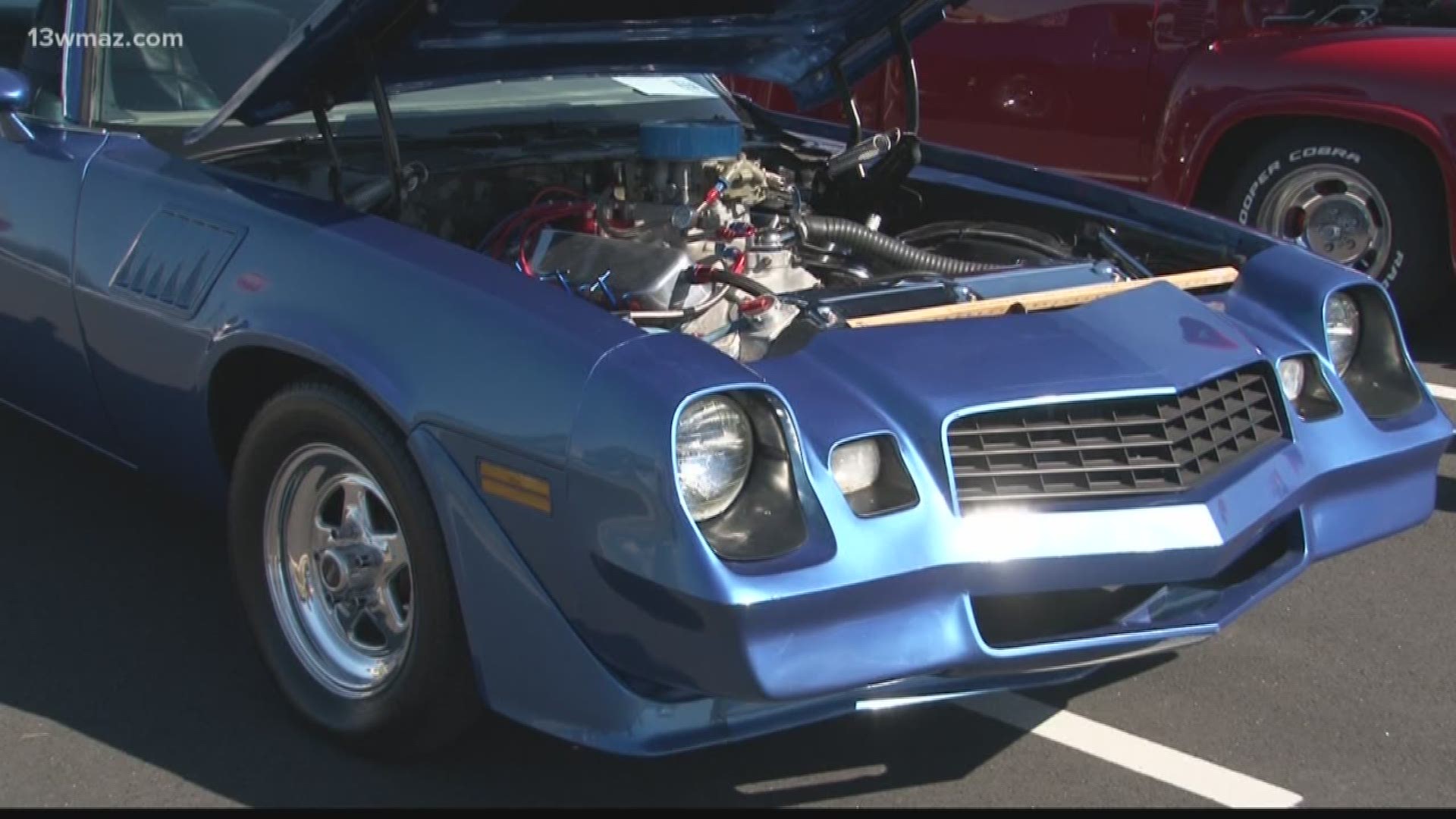 The car show was held Saturday. Organizer Cynthia Malone says she started the event with her late husband in 2012 to get people talking about heart disease.