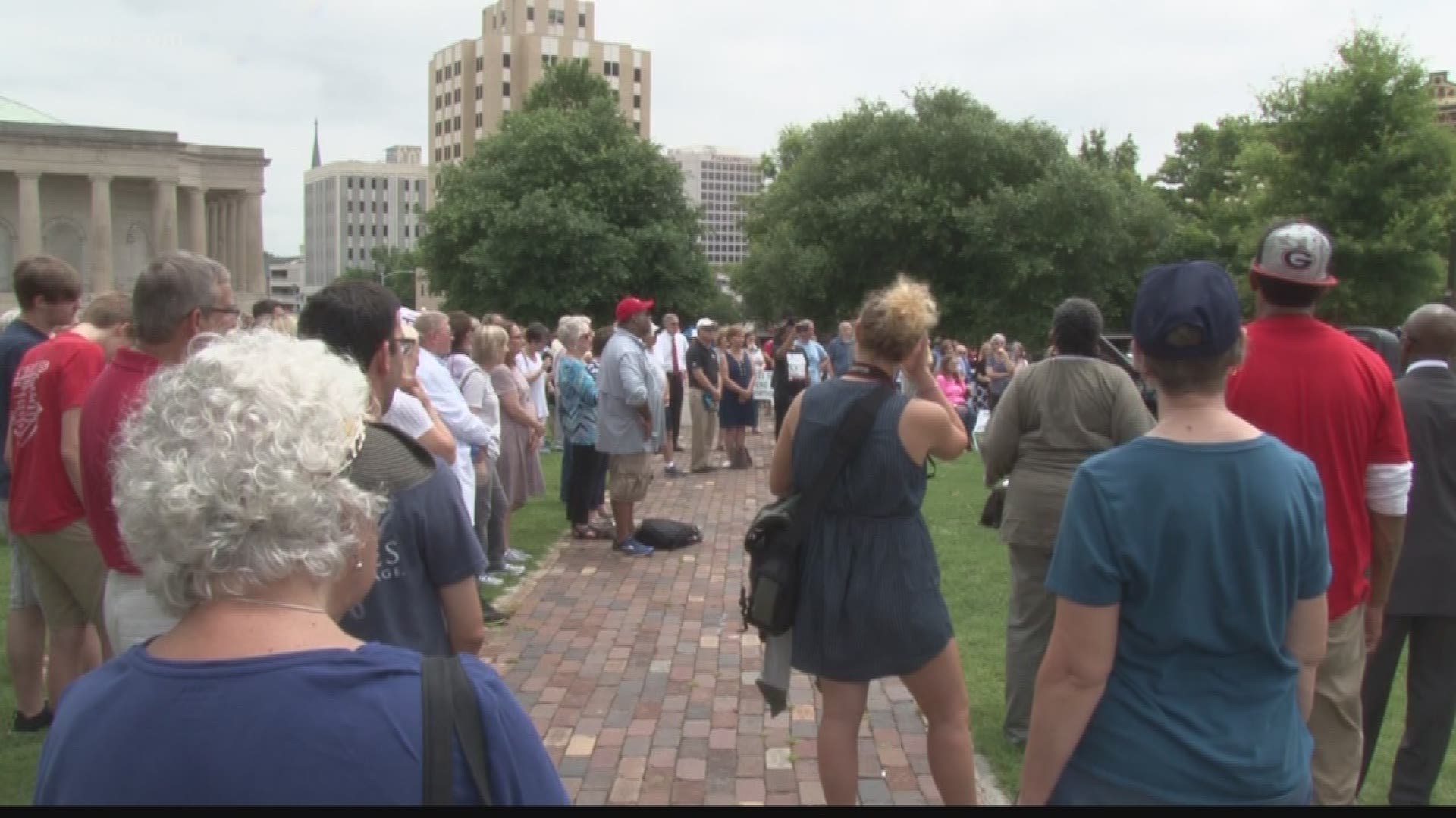 Abortion protesters hold rally about proposed women's health clinic