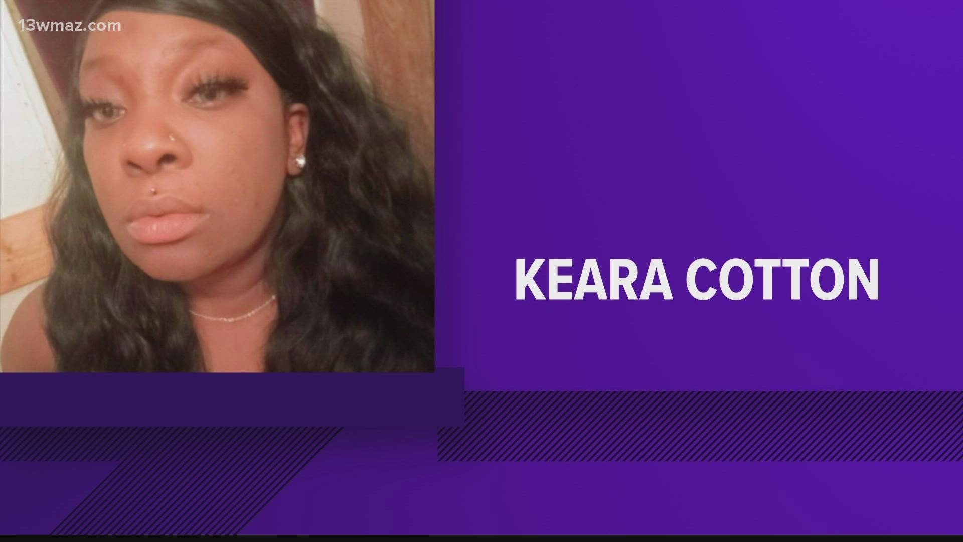 According to the GBI, 27-year-old Keara Cotton is facing a charge of murder and concealing the death of another