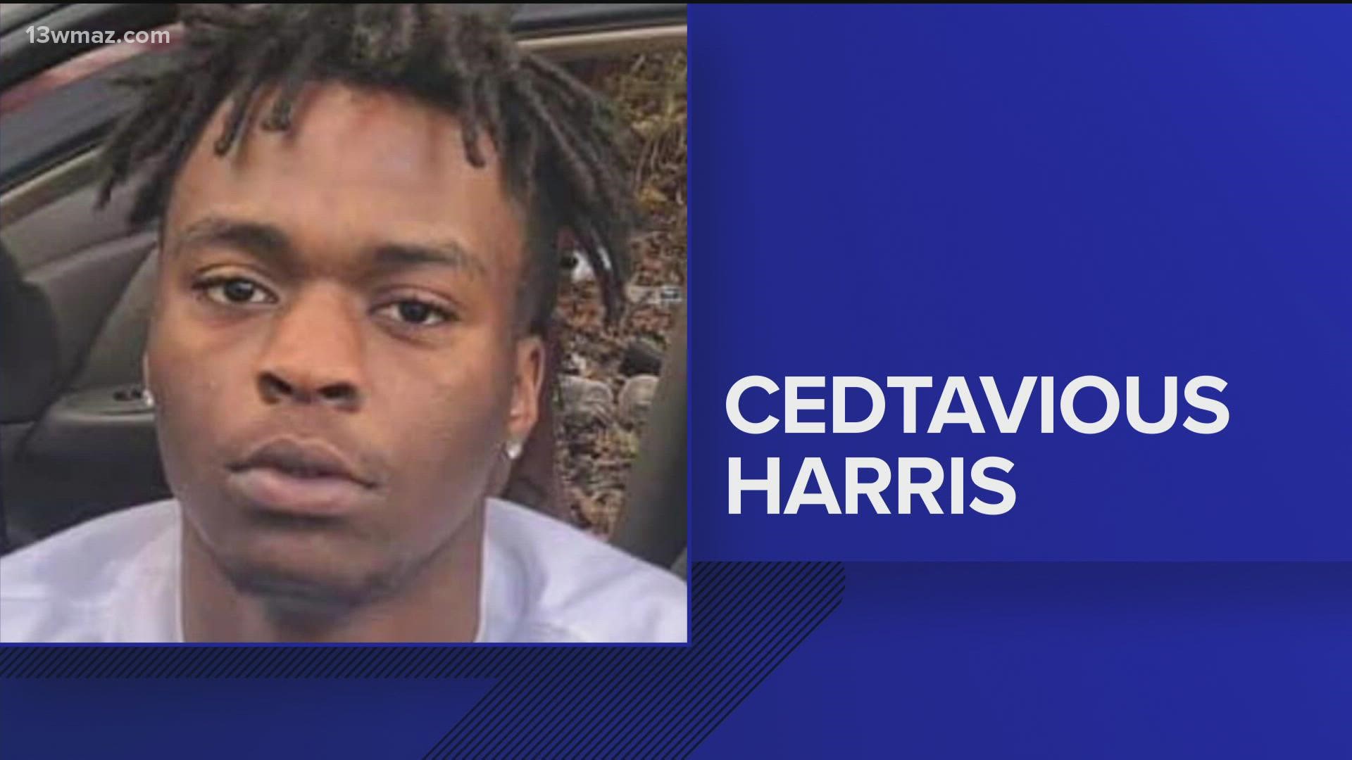 21-year-old Cedtavious Harris turned himself in to deputies Tuesday night.