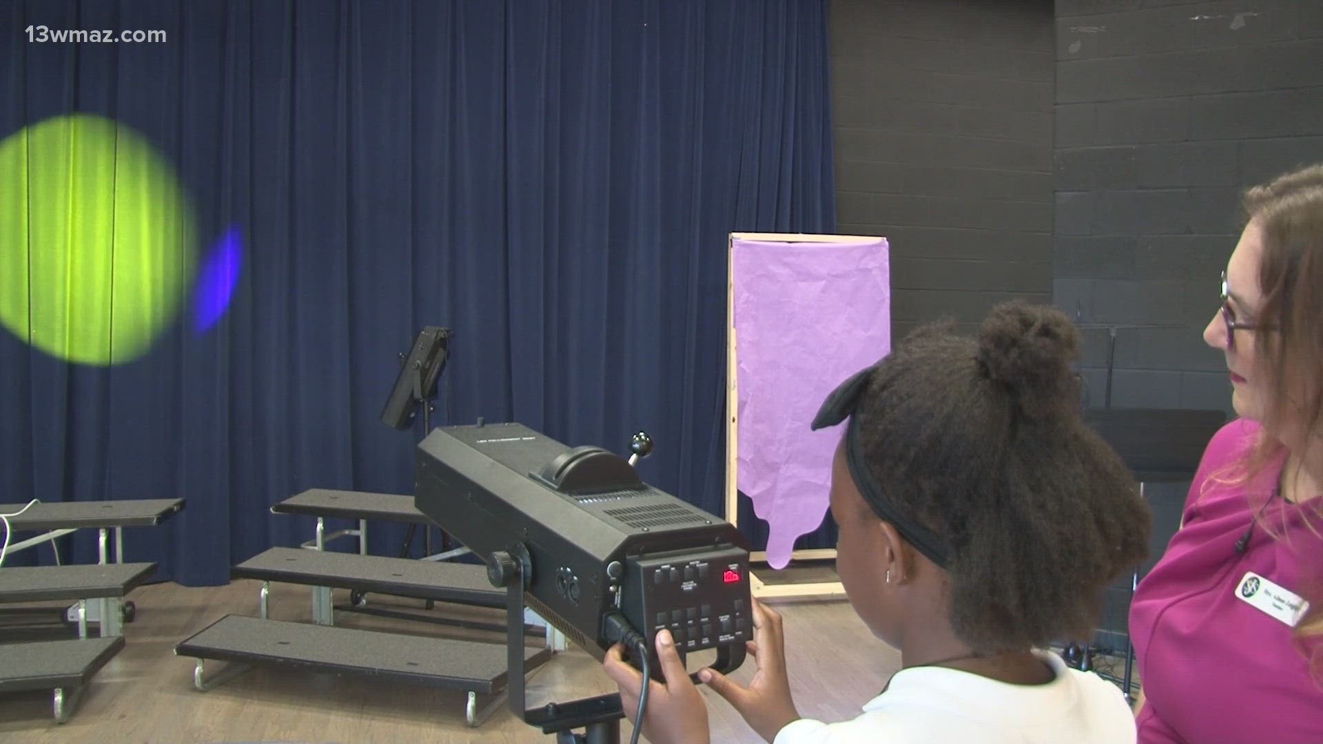 The stage is set for kids at St. Josephs Catholic School's theater class.