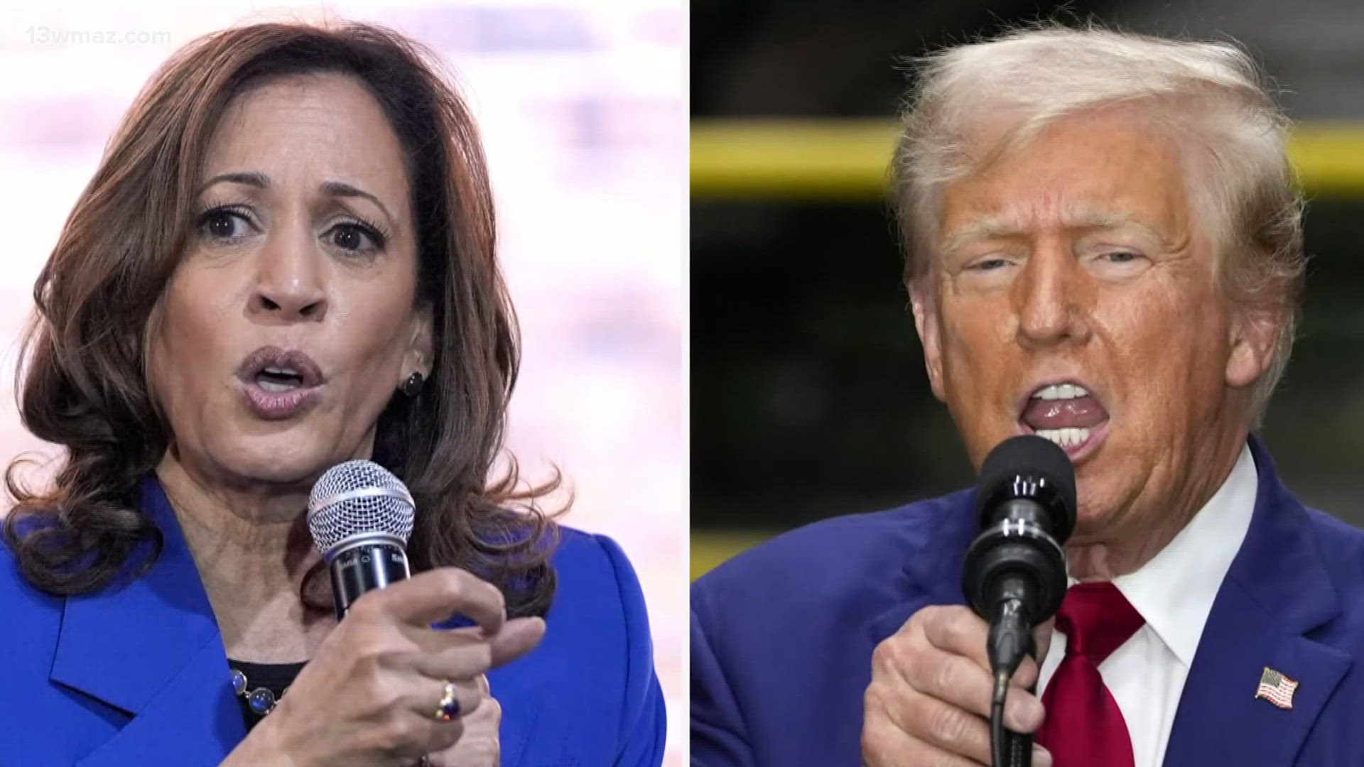 Harris made trips to Michigan and Georgia, while Trump travelled to Pennsylvania.