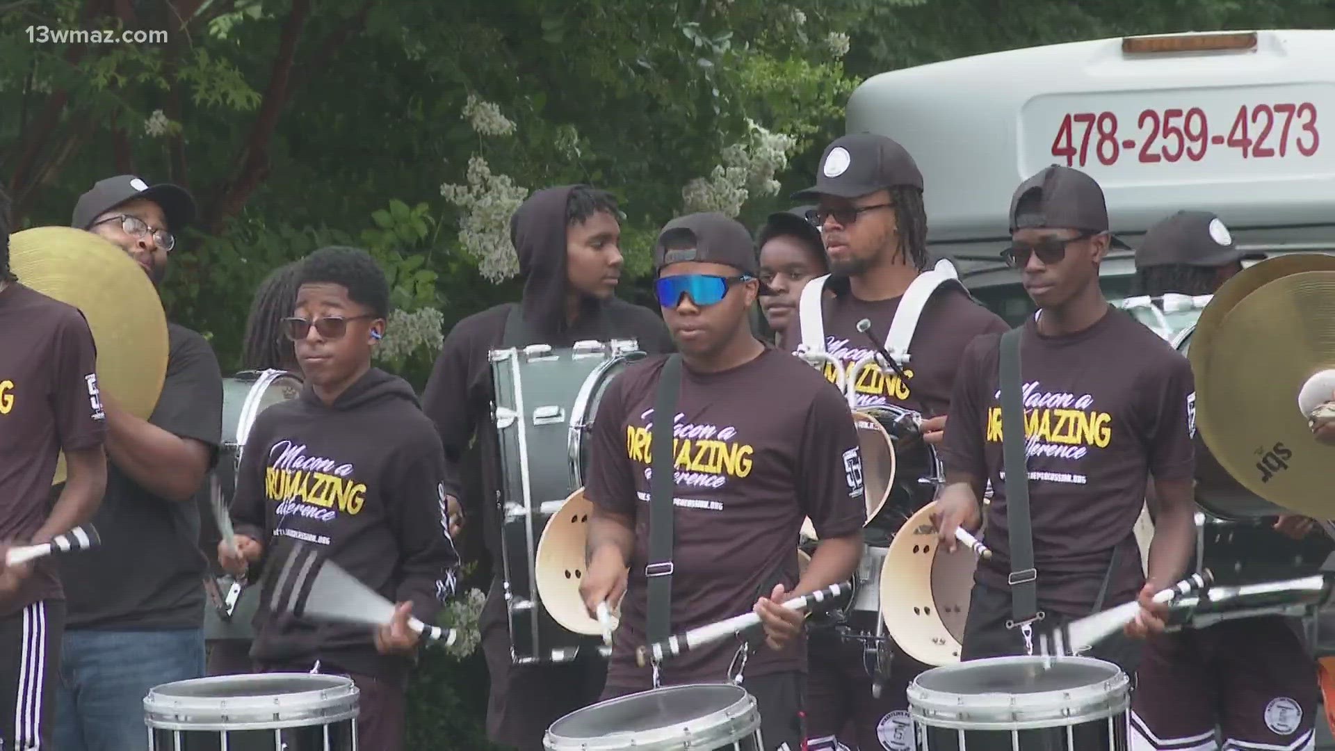 Juneteenth honors the day in 1865 when enslaved people were finally free. Hundreds of folks came out to celebrate Macon's first Juneteenth Parade.