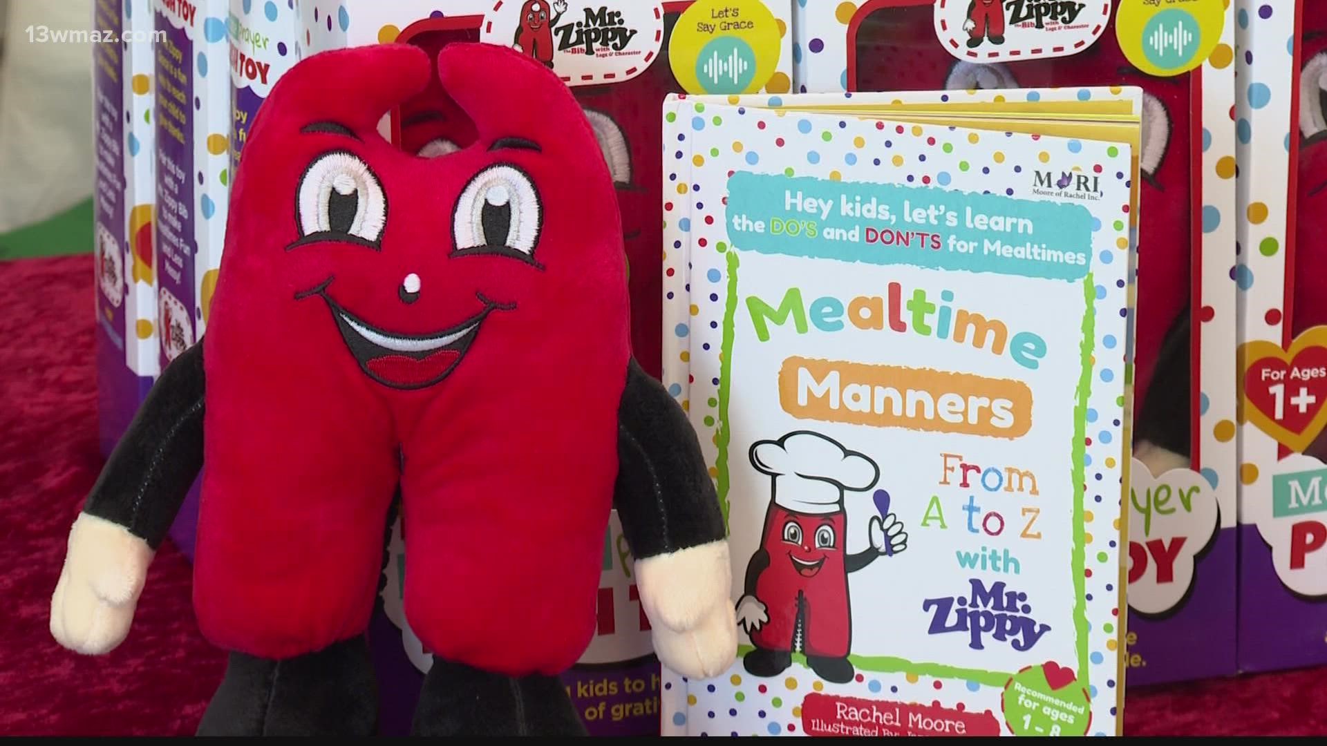 The Mr. Zippy is an educational toy that teaches gratitude to children ages 1 and up.