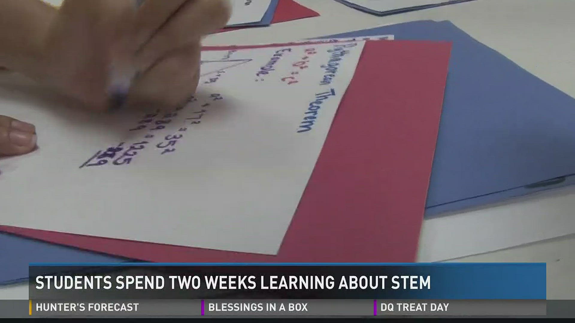 Students spend two weeks learning about STEM