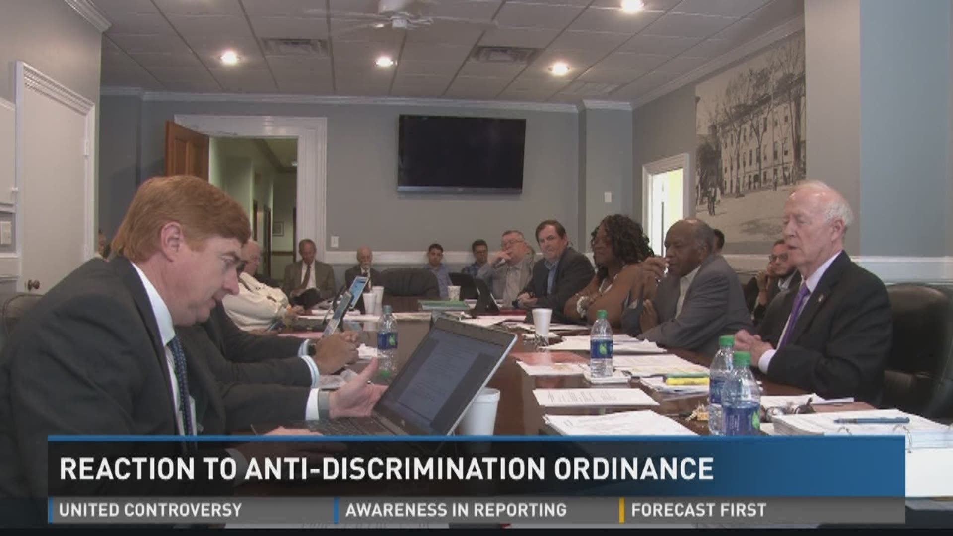 Reaction to anti-discrimination ordinance