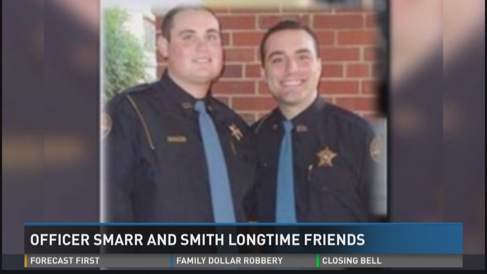 Officers Smarr, Smith longtime friends