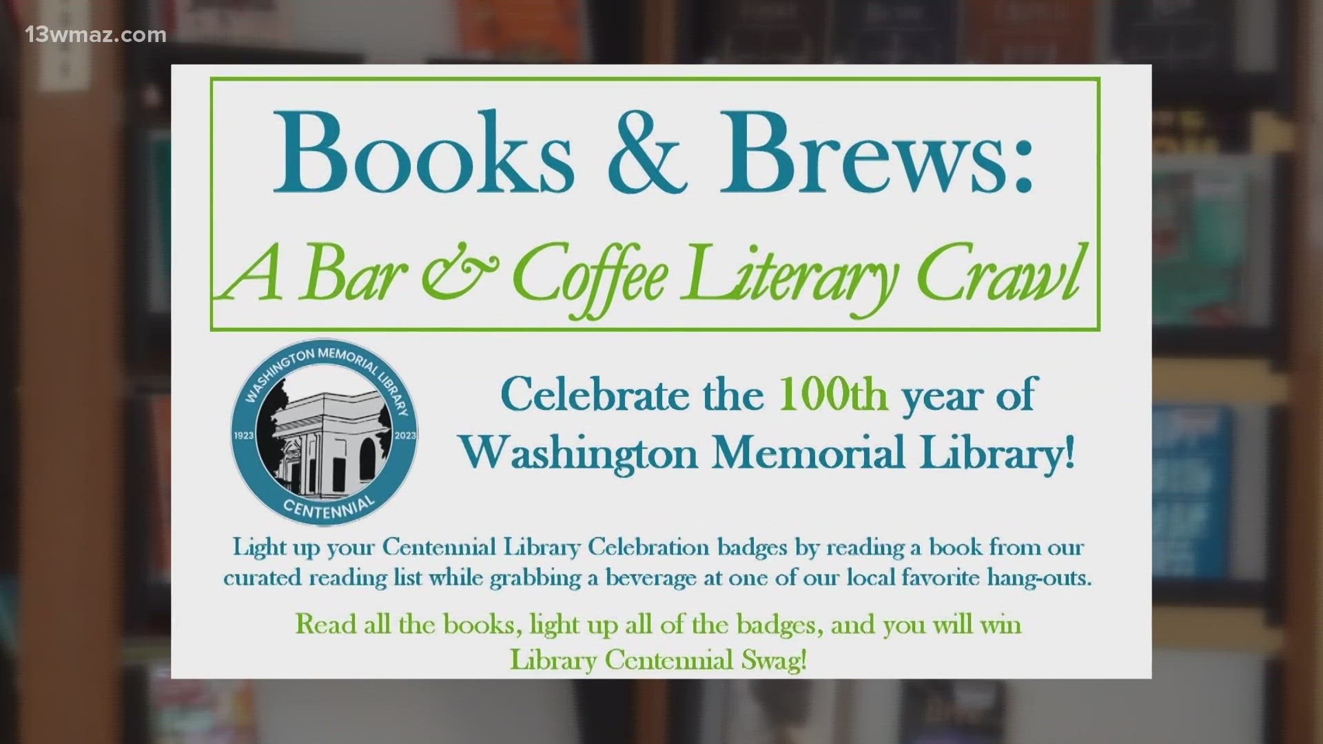 The library has a list of 16 total novels to read, and you can sip on drinks that show up on the pages!