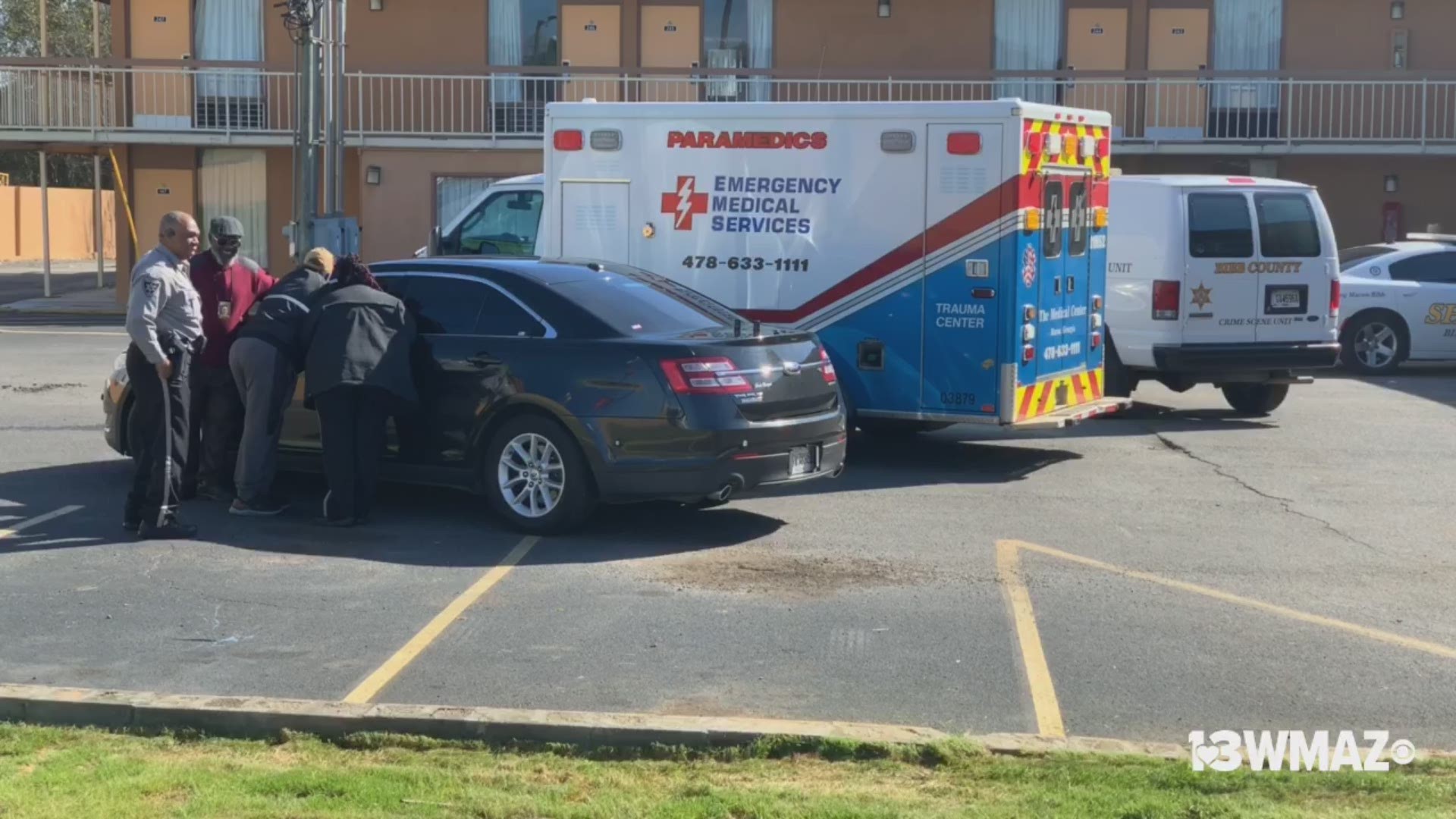 A woman was pronounced dead at the Econo Lodge on Chambers Rd.