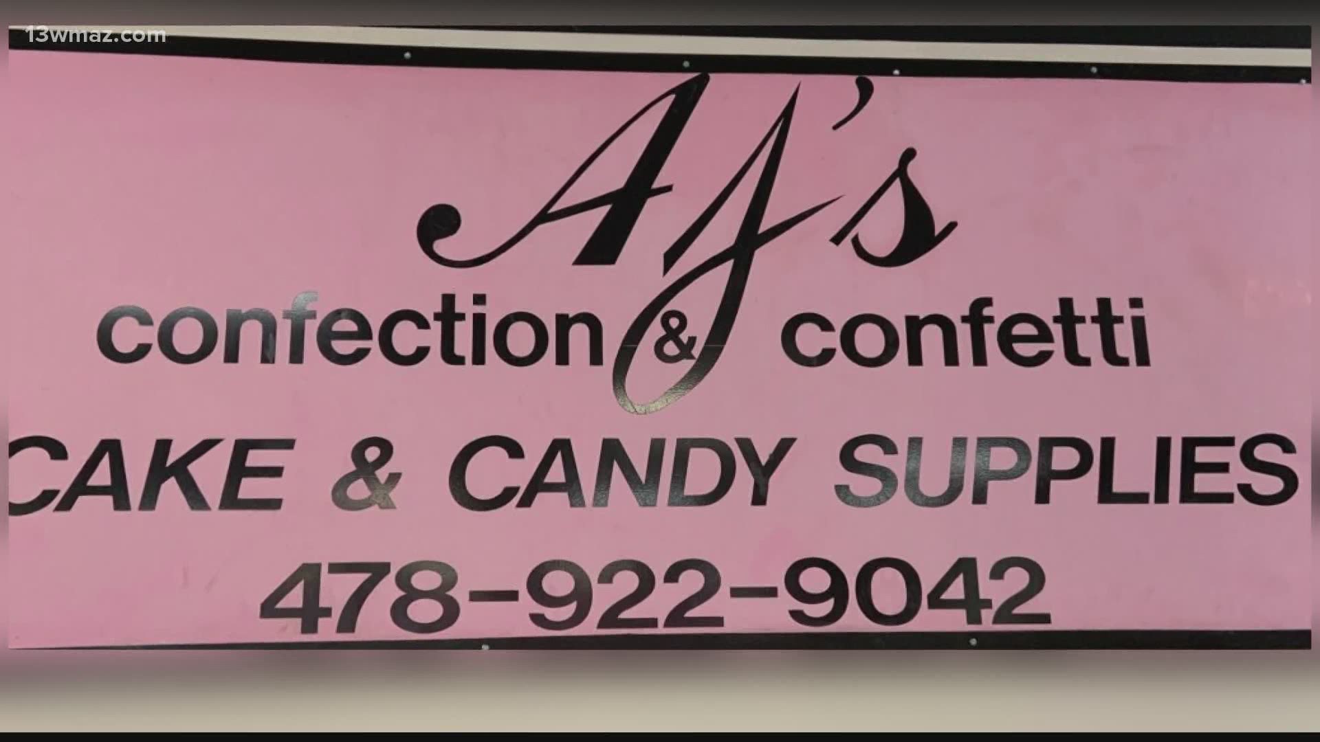 AJ's Confection and Confetti is hurting, but thanks to some help from the community, they say they think they'll be alright.