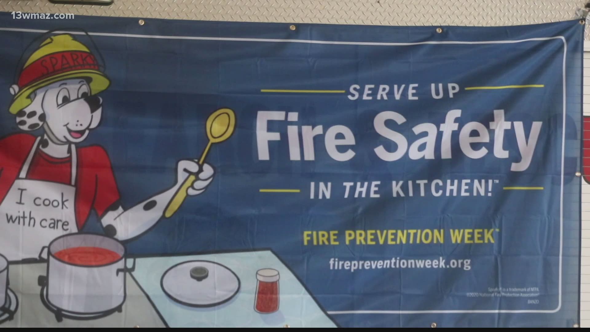 One of this year's themes is how to stop a fire before it happens. The fire department is urging people to keep their cooking areas clear.