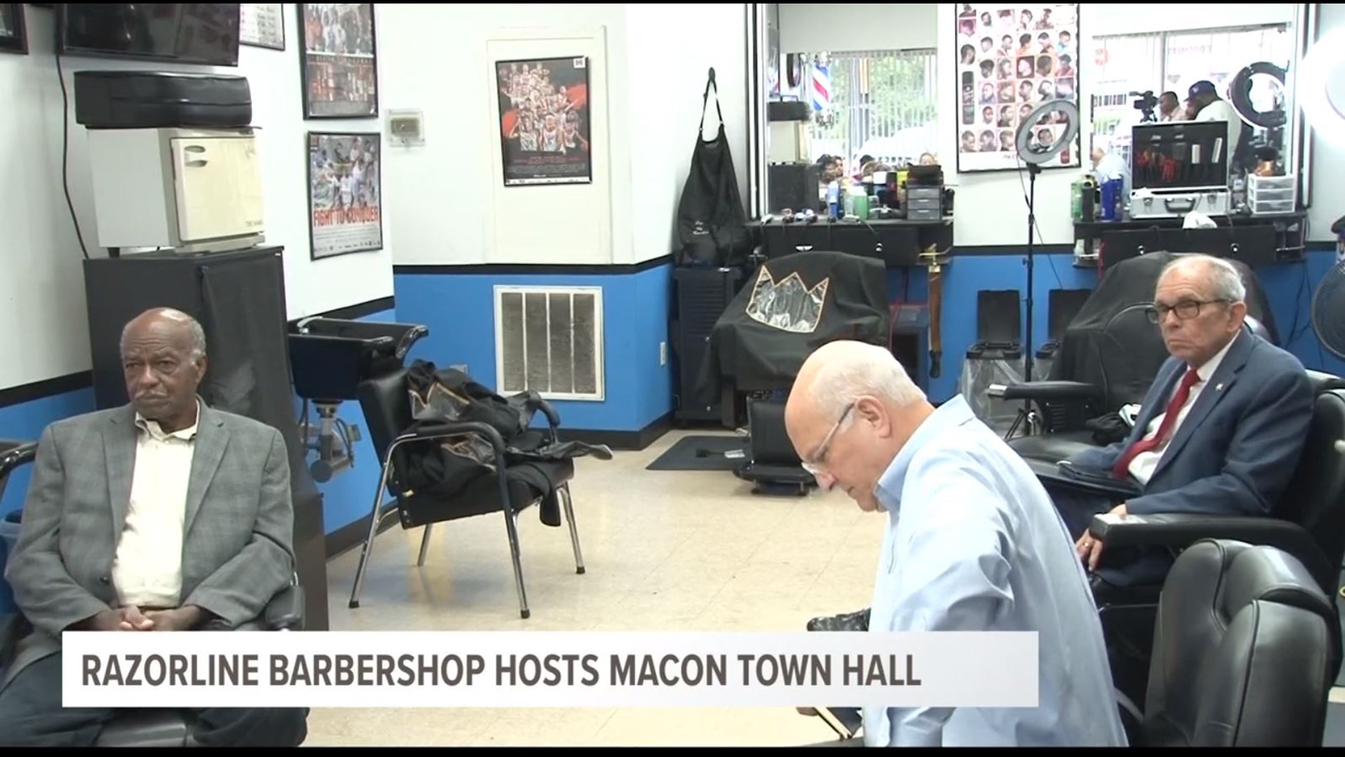 Razorline Barbershop held a town hall Monday night to discuss issues like blight and gun violence.