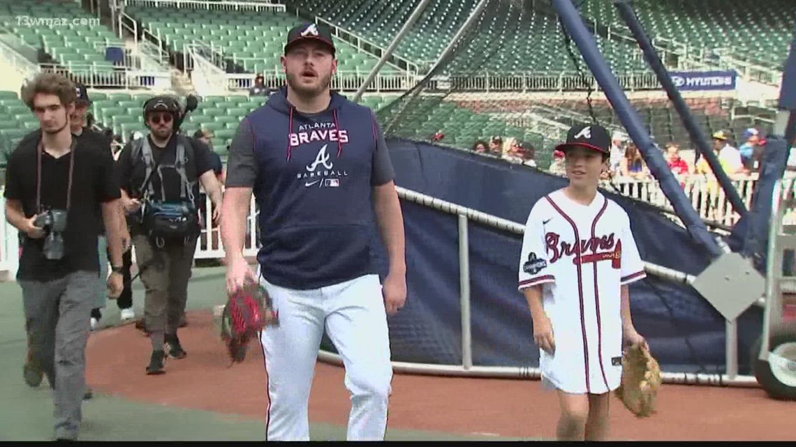 Central Georgia student overcomes cancer, becomes an Atlanta Brave for a day