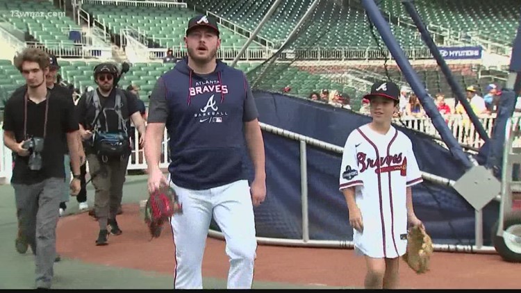 Central Georgia student overcomes cancer, becomes an Atlanta Brave for a day
