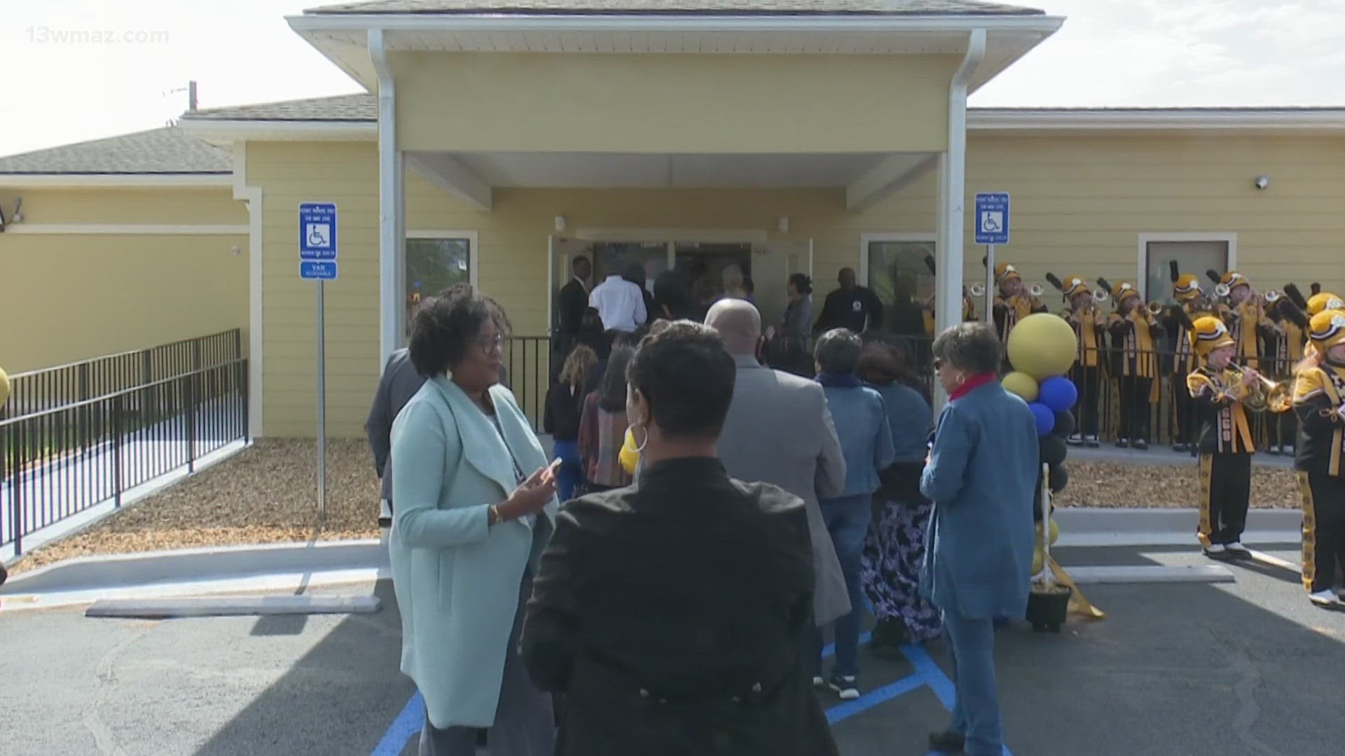 The school district built the wellness center from the ground up and held a ribbon-cutting ceremony on Tuesday to reveal it to the public.