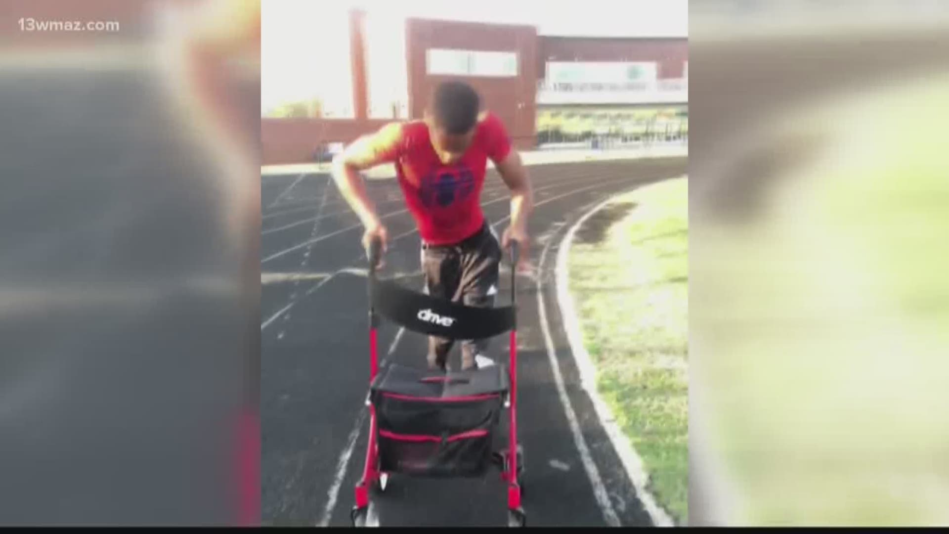 Fort Valley State University freshman Tre Lawson was a track star at Westside High School in Macon, but in 2017, he was injured in a car accident that left him paralyzed from the waist down. He started Rolling Hope, a non-profit organization that raises money for spinal cord injury research and to benefit the Shepherd Center in Atlanta, where he goes for physical therapy.