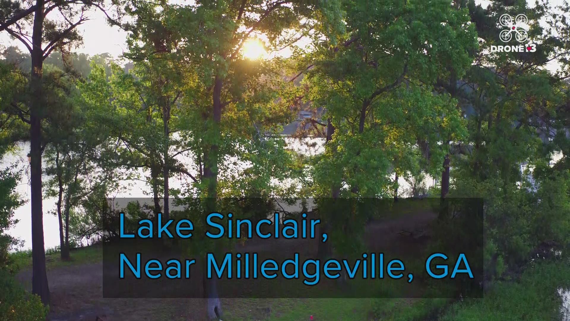 Lake Sinclair near Milledgeville covers more than 15,000 acres across three Georgia counties. It's a popular spot for fishing, skiing, and boating.