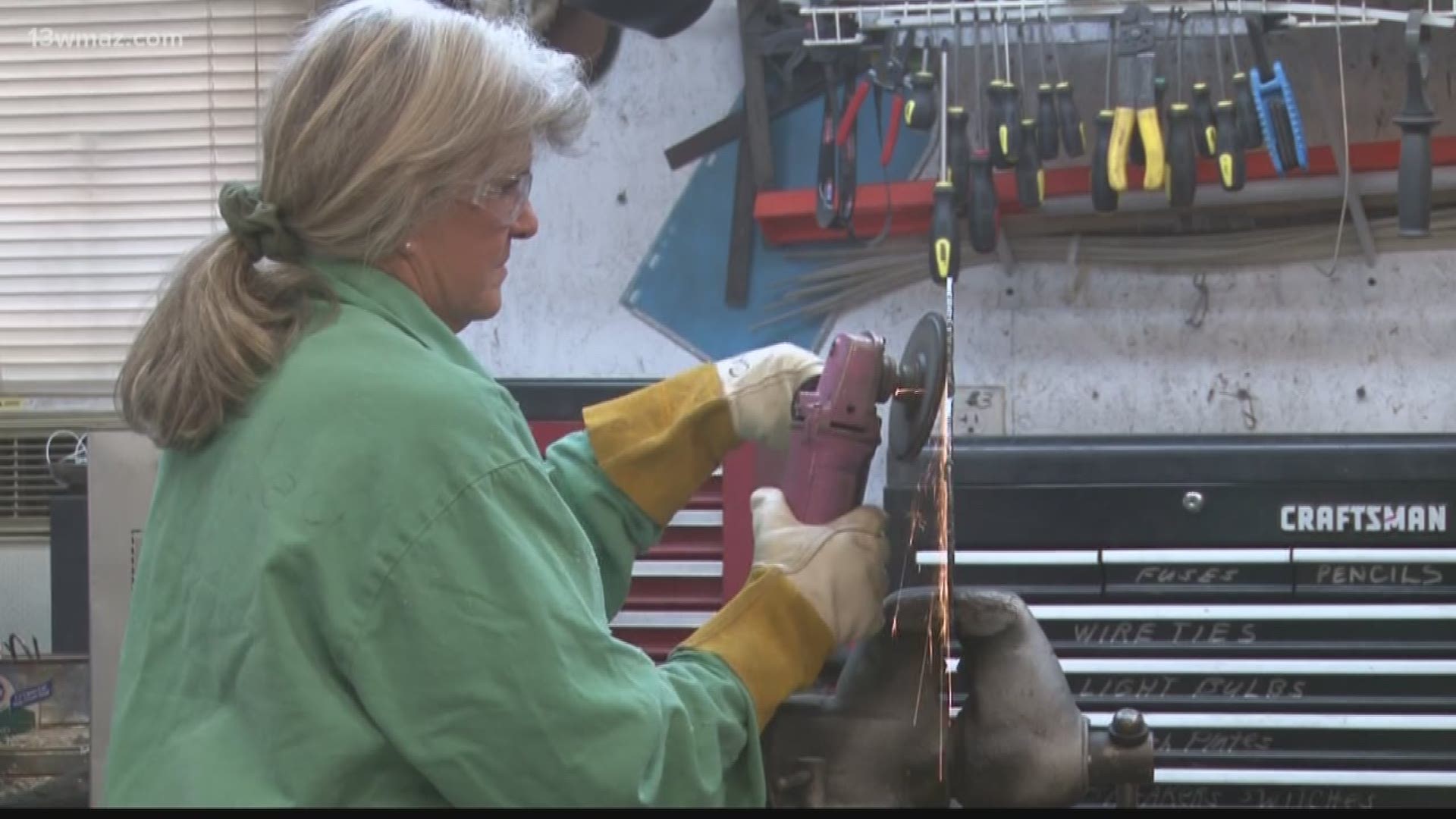 One Macon woman defied the odds and decided to pursue a welding career over four decades ago. Today, Carol McKinley is inspiring other women in trade fields to keep striving for their dreams.