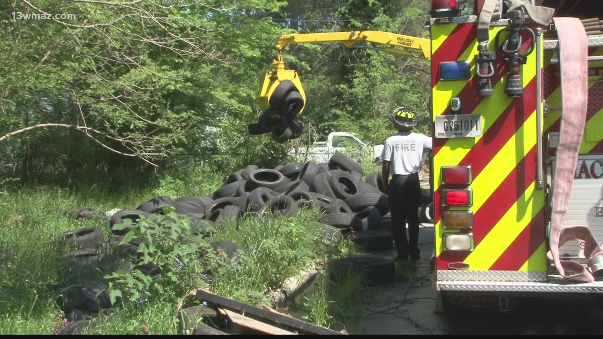 "The only way we're going to regulate it is if we regulate not only the dealers, but also the people hauling the tires," District 7 Commissioner Bill Howell said.