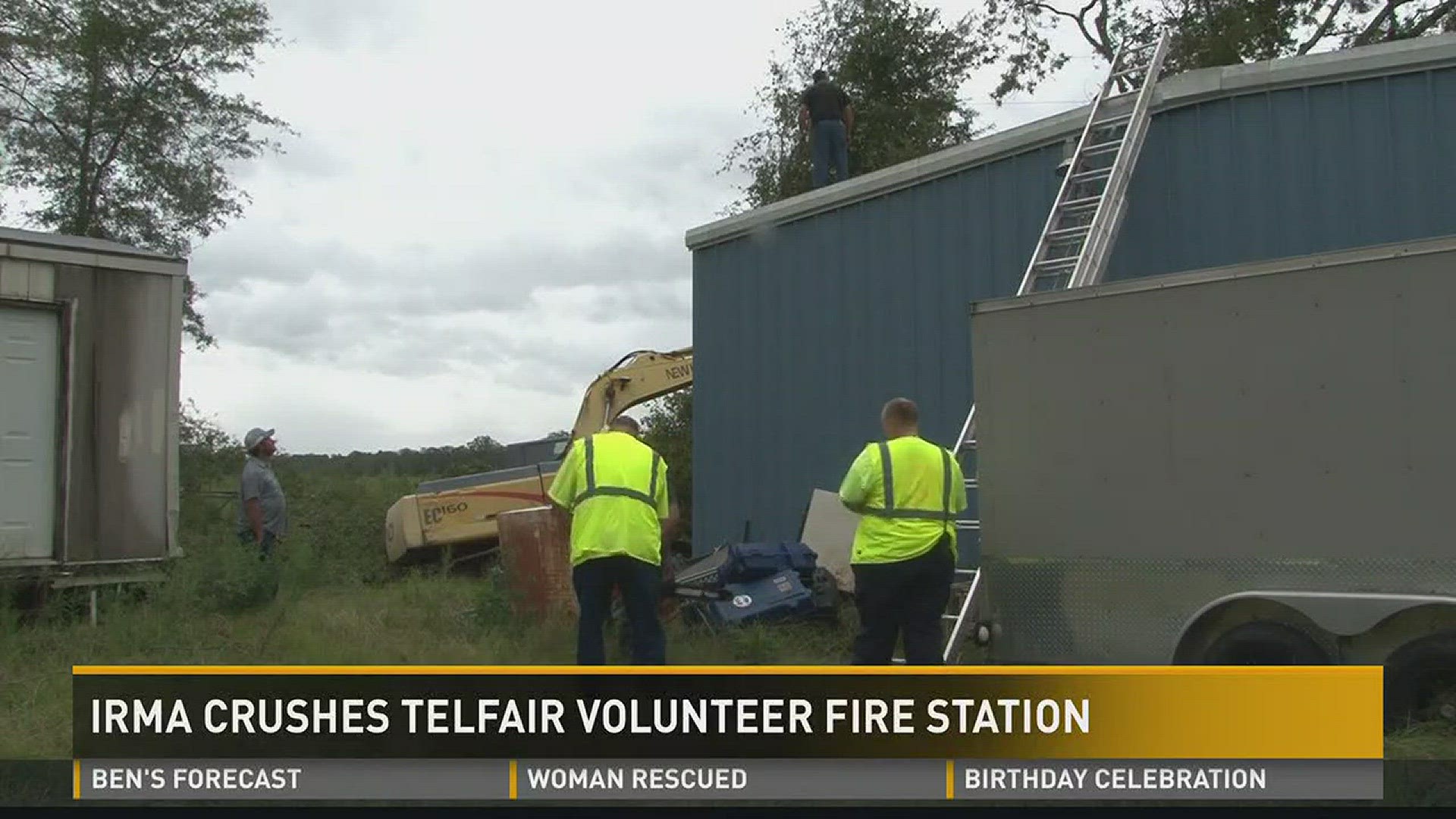 Irma crushes Telfair volunteer fire station