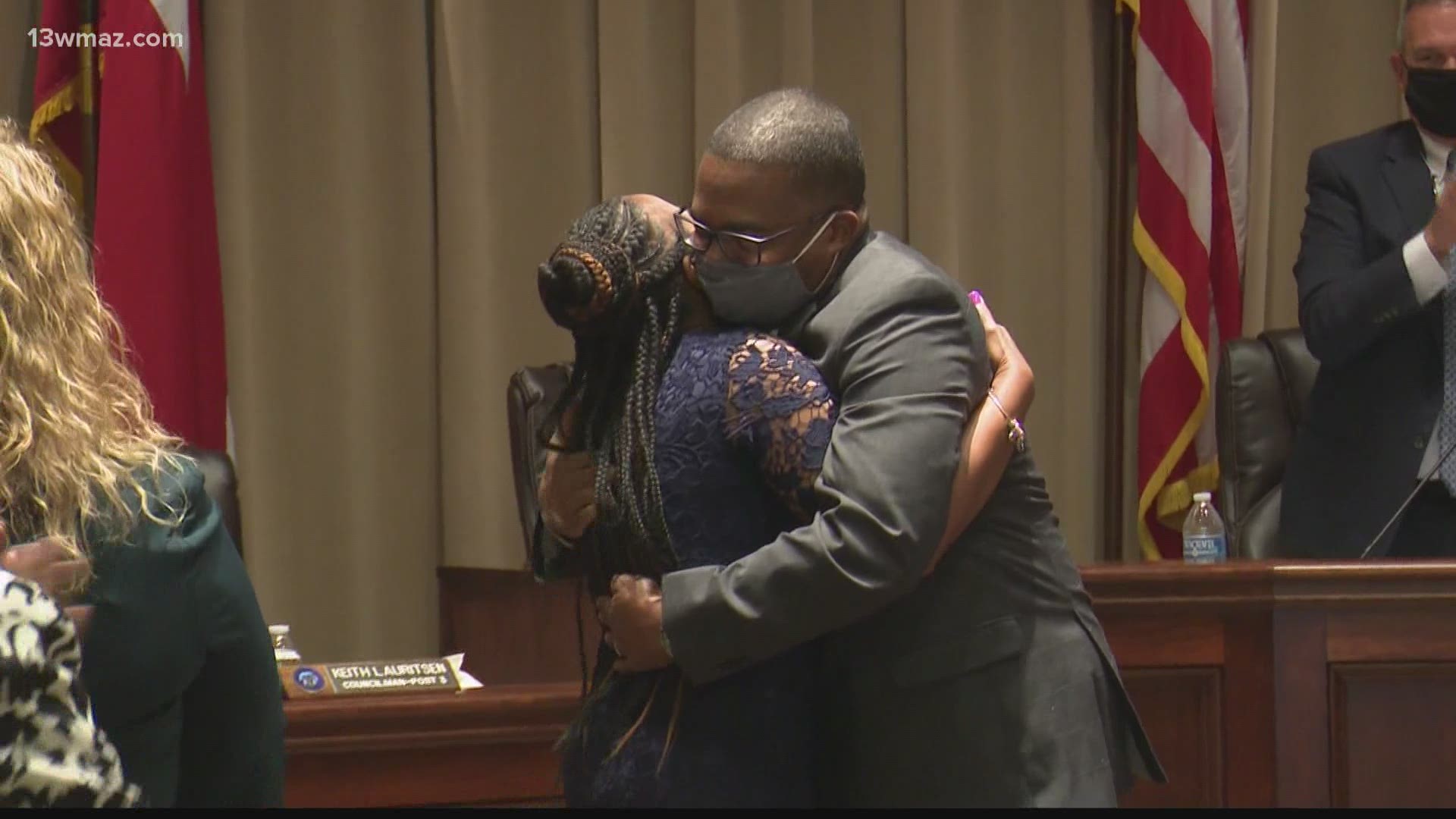 Councilman Derek Mack was elected on March 16, and on Monday, he filled the chair left vacant by Daron Lee last October.