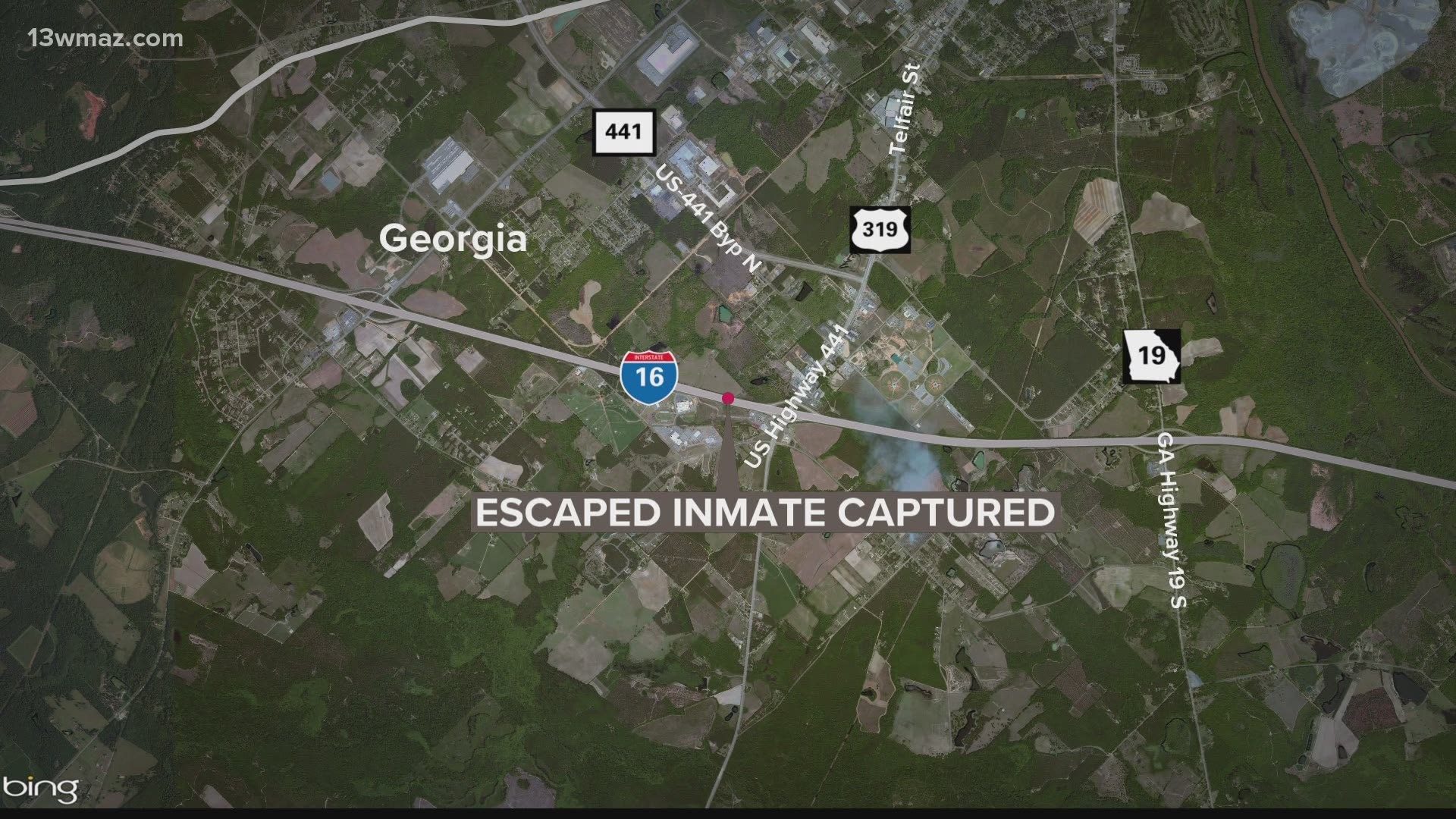 Deputies saw the Georgia State Prison inmate driving down I-16 in a stolen ambulance
