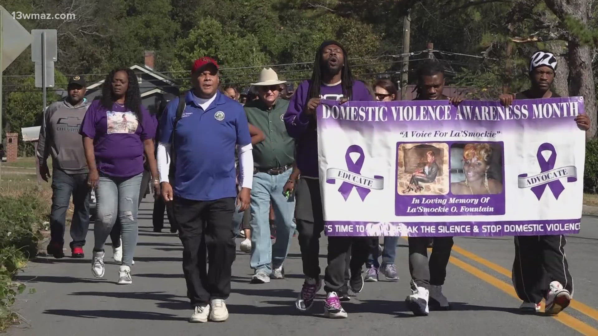 Annual walk honors La'Smockie Fountain, raises domestic violence