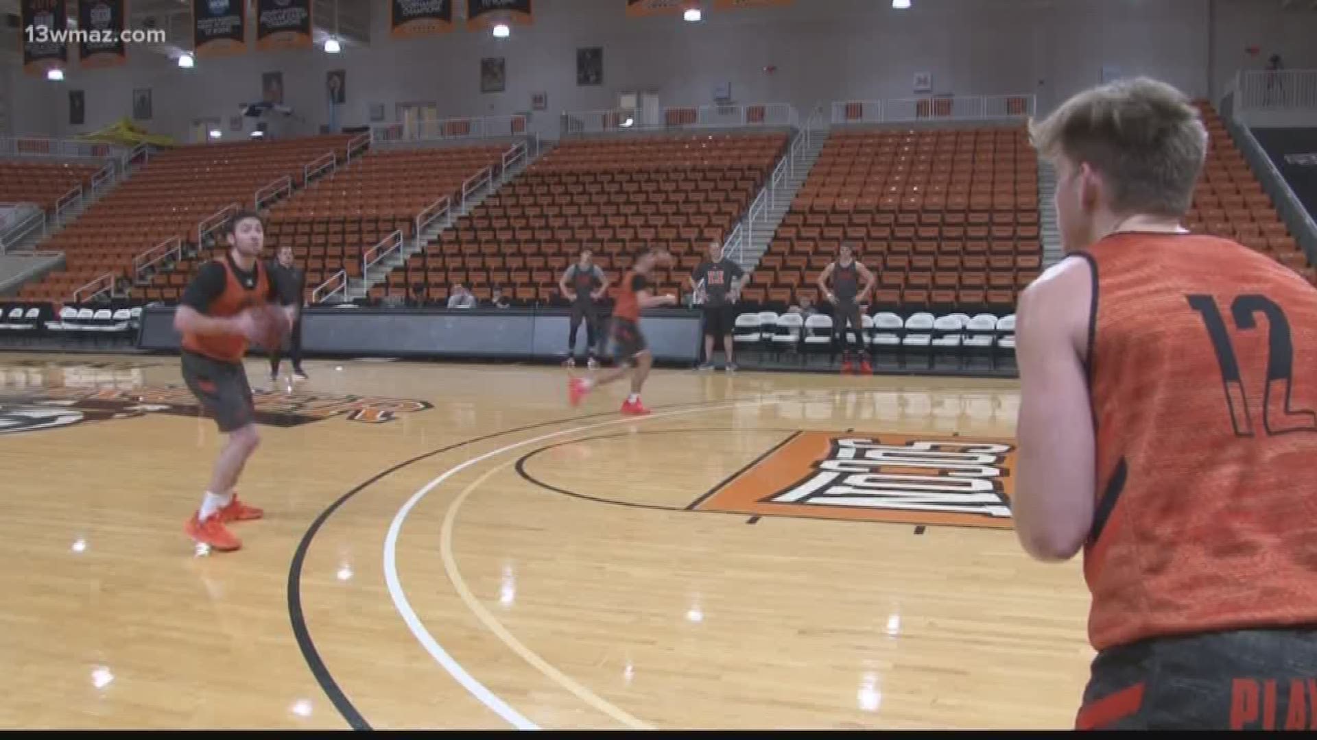 On the college level, the Mercer Bears men's team set to return to action in Hawkins Arena on Wednesday.