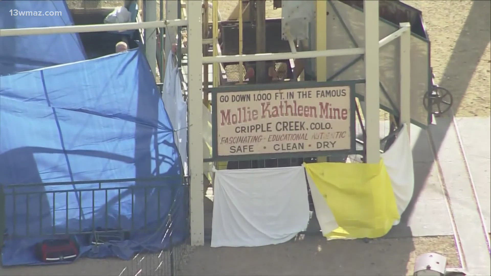 Authorities said they successfully rescued a dozen people stuck 1,000 feet underground at the Mollie Kathleen Gold Mine on Thursday.