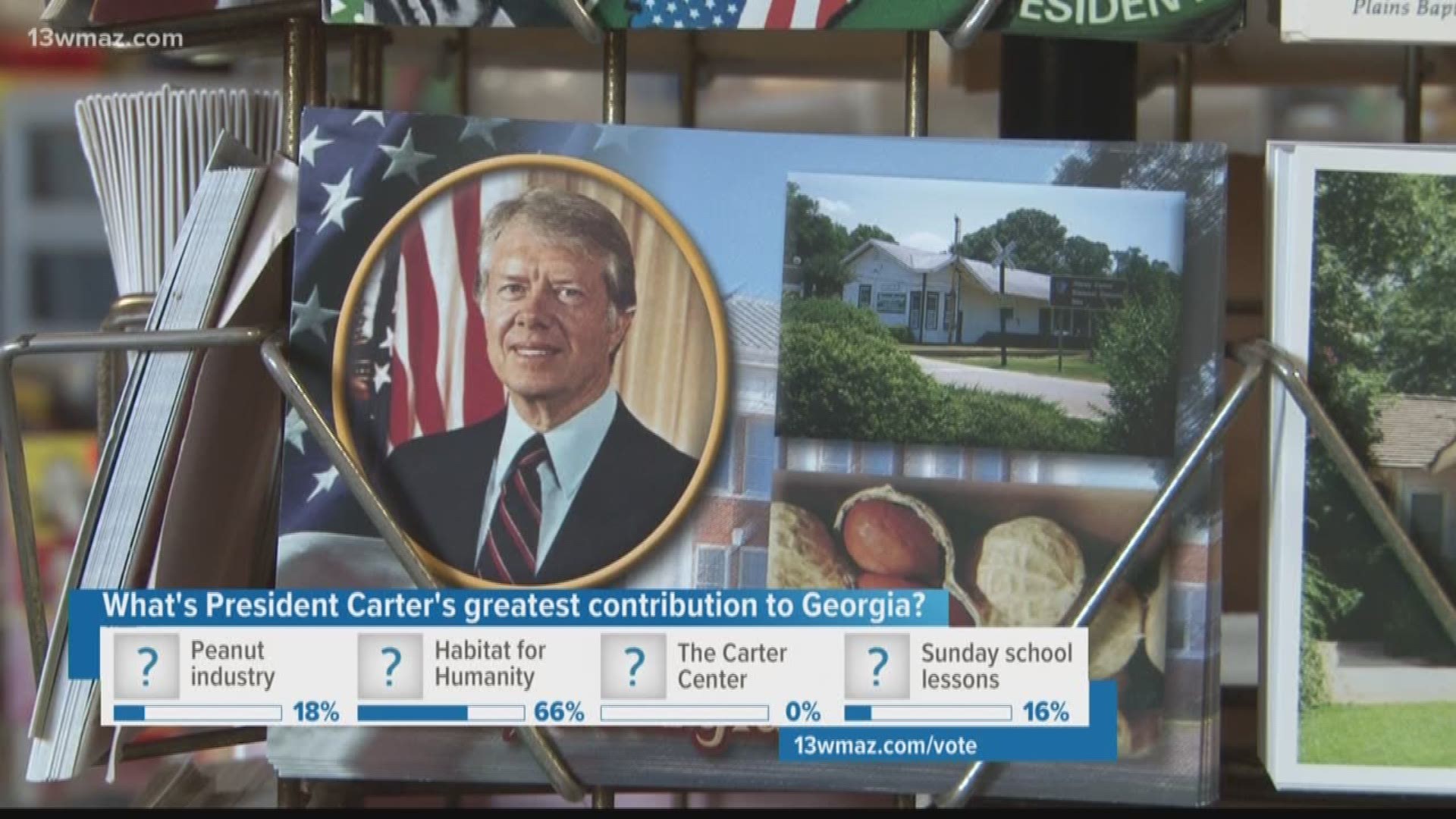 Unlike many presidents before and since, when he left the White House in 1981, Jimmy Carter didn't go on a speaking tour or stay in Washington.