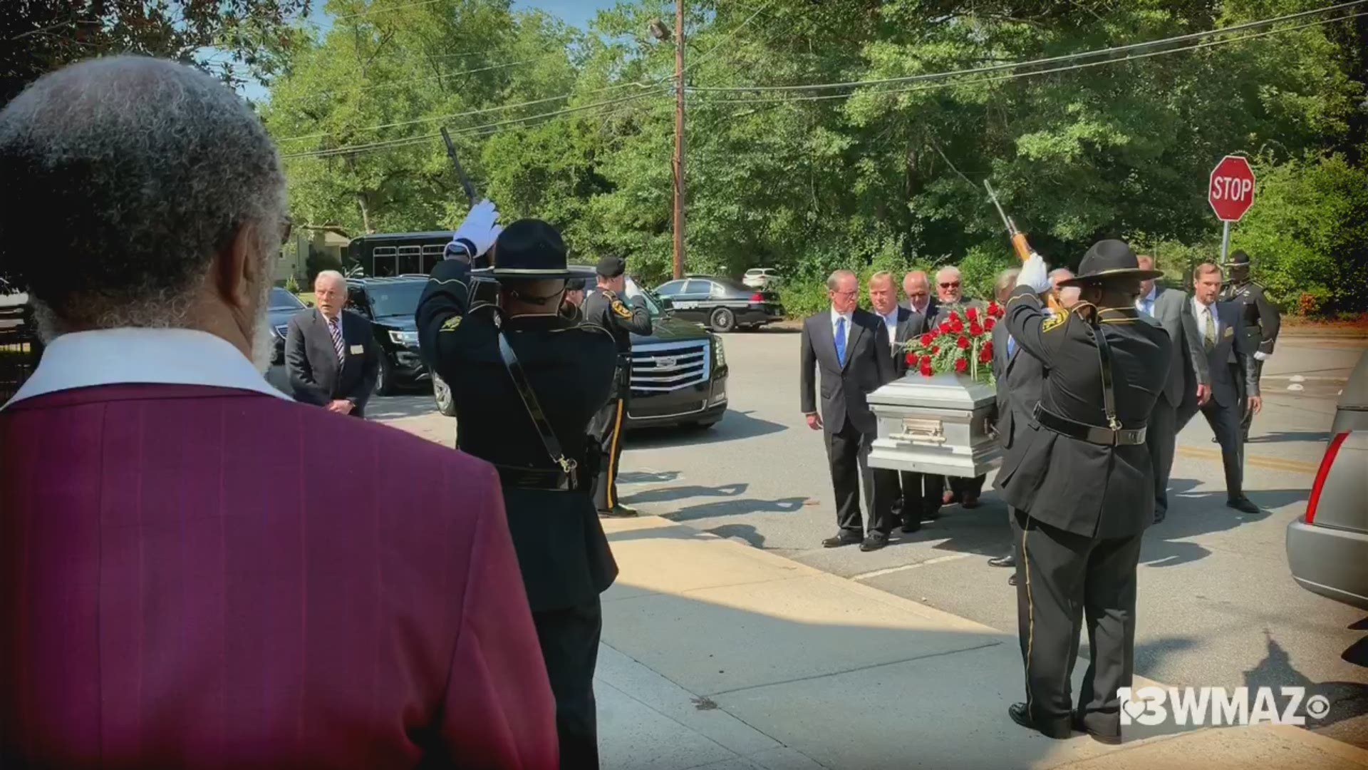 Members of the law enforcement community all around Georgia came to Washington County Thursday as Sheriff Thomas Smith was laid to rest