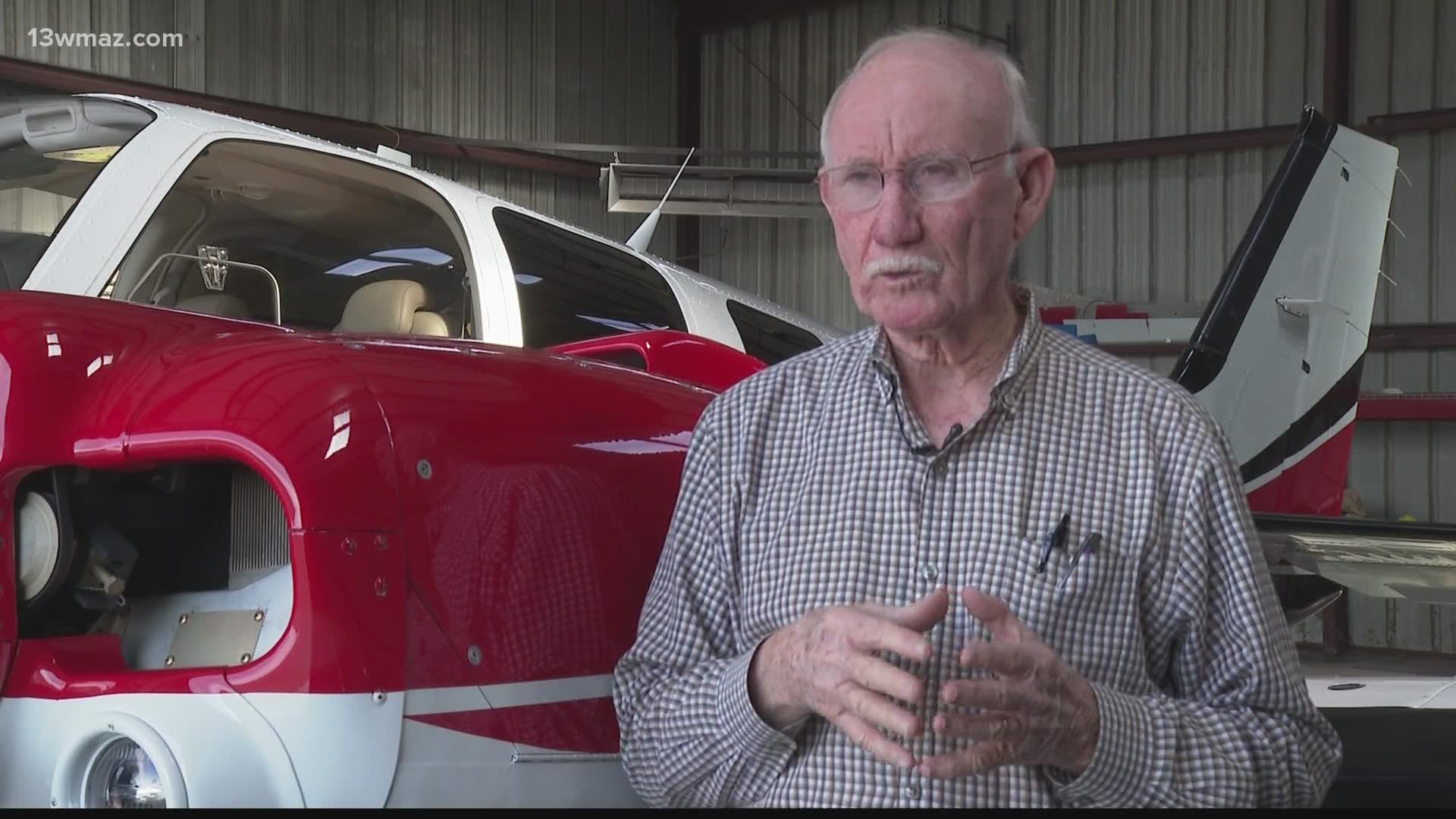 A 79-year-old Dublin Veteran received the Wright Brothers Award for more than 50 years of safe flight and instruction.