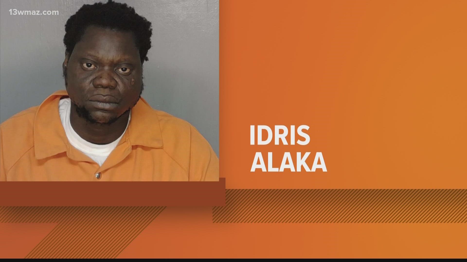 The Bibb County Sheriff's Office says a woman's 2-year-old was inside the home when she was stabbed to death. Deputies arrested 35-year-old Idris Alaka.