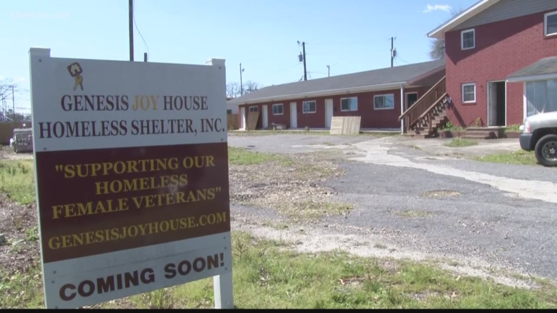 The non-profit is aiming to provide transitional housing and enrichment programs to homeless female veterans.