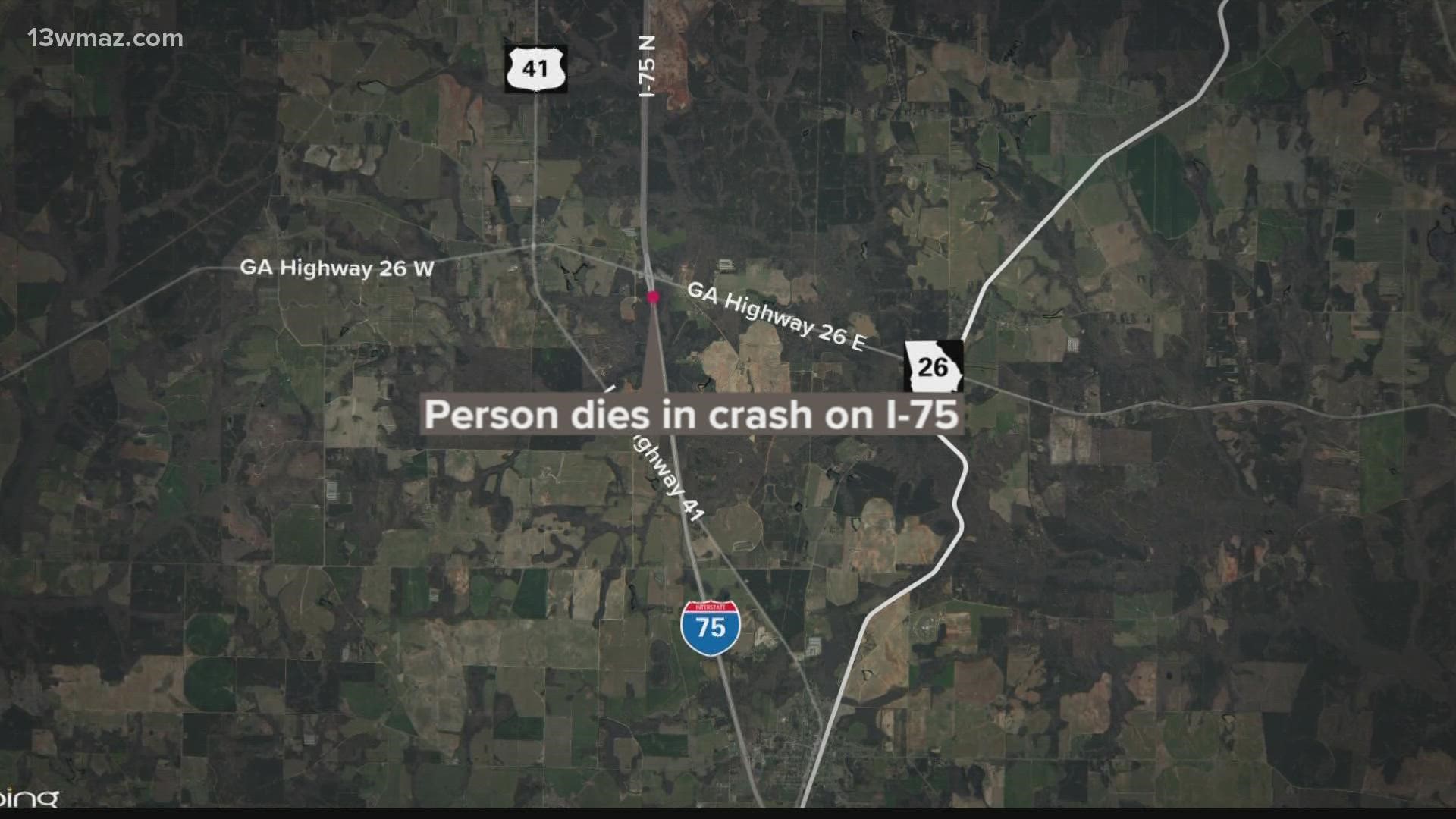 According to Houston County Coroner James Williams, it happened around 2 p.m. on I-75 near mile marker 128.