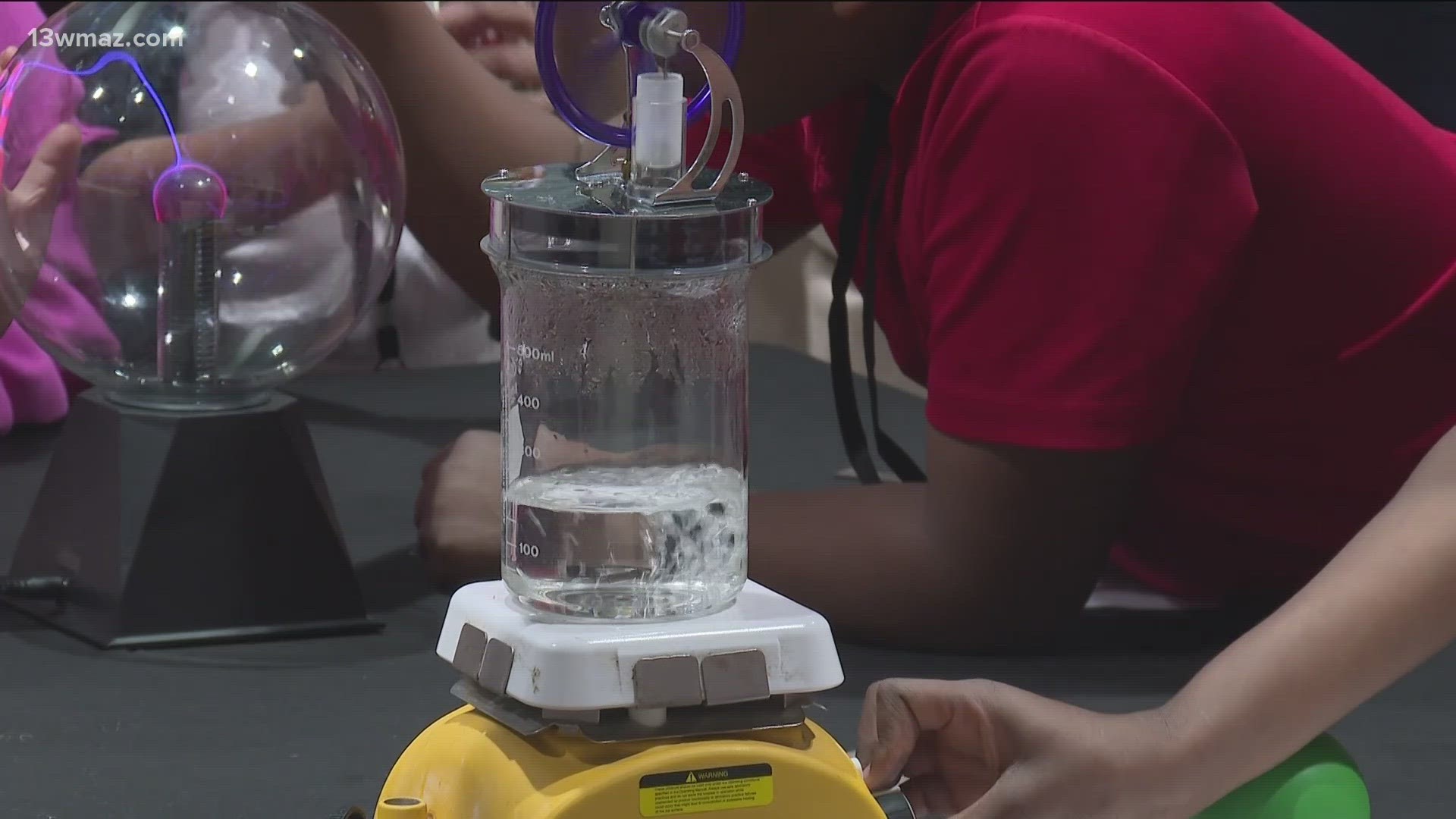 Elementary school kids from across Georgia came to Milledgeville to showcase their science projects.