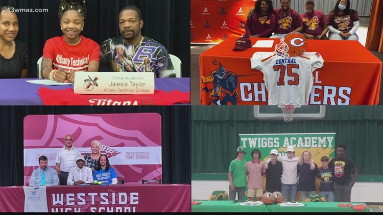 Central Georgia student athletes sign on the dotted line to further their sports careers