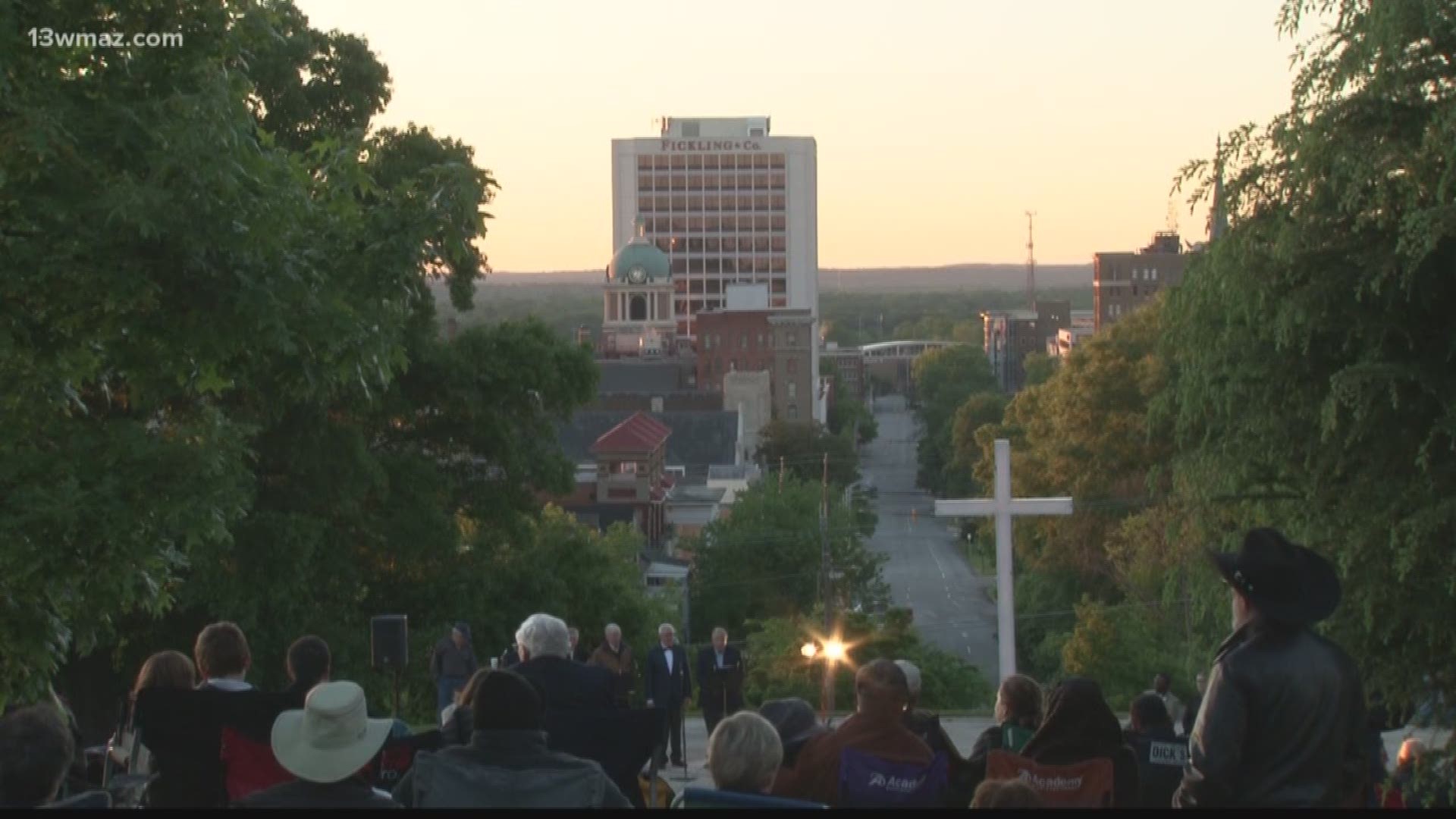 Mulberry United Methodist Church held their annual sunrise Easter celebration at Coleman Hill in Macon Sunday morning. It was the 102nd Easter sunrise service held at that spot.