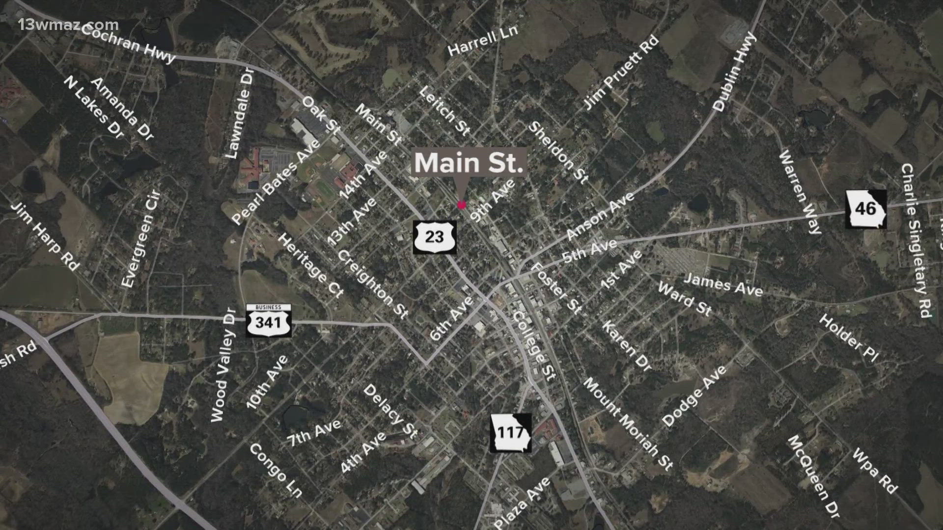 Eastman police officers found a 21-year-old and several shell casings in the roadway on Main Street between 9th and 11th Avenue, according to a release.