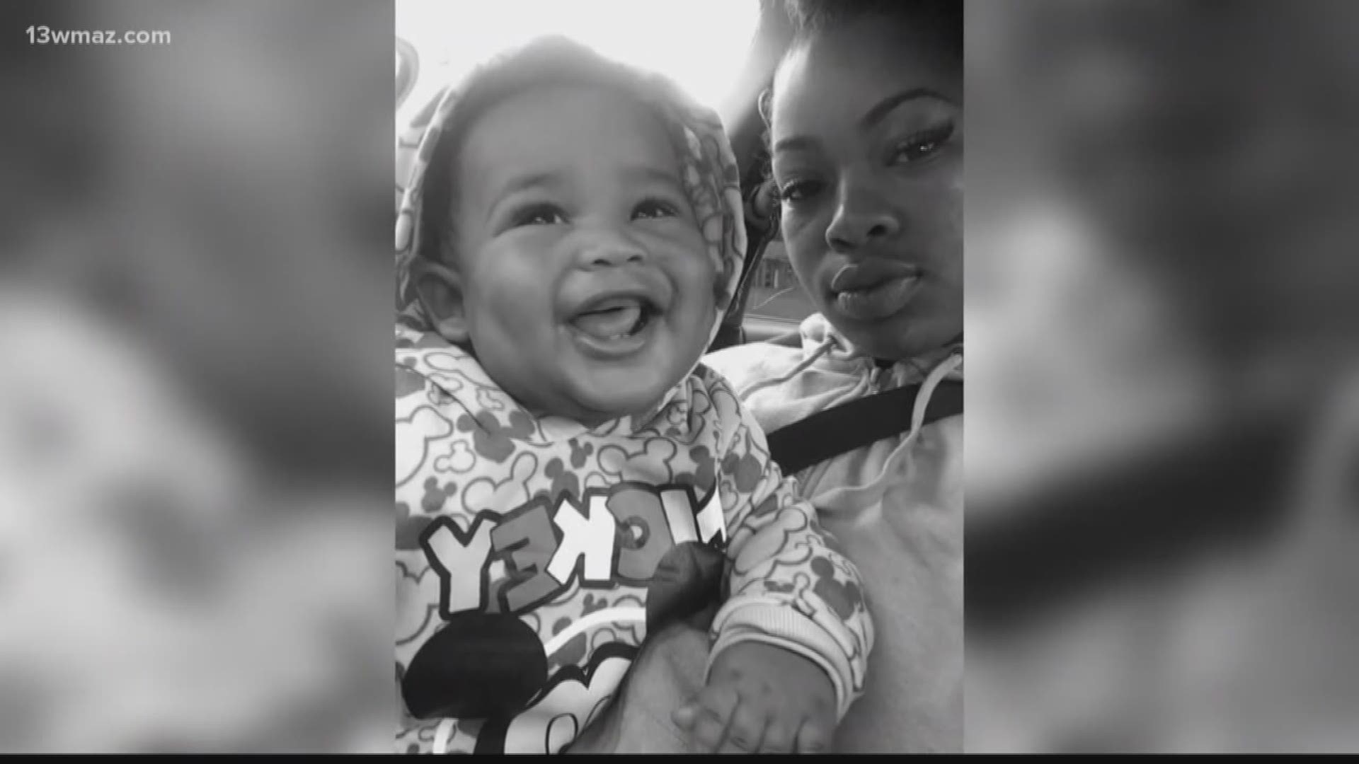 Tynesha Hammonds, 20, was shot and killed on Sunday and leaves behind her son, Amari Morgan, who is just months old.