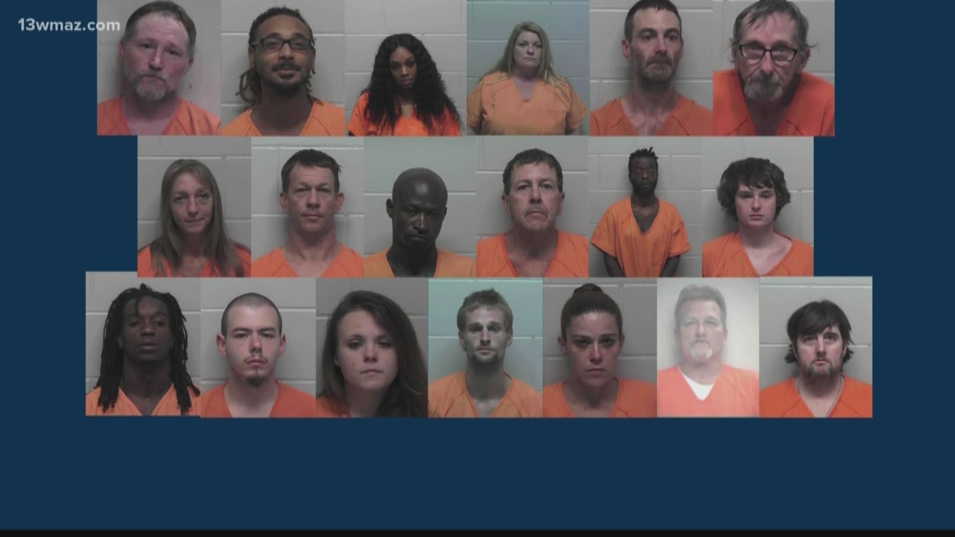 The Laurens County Sheriff's Office arrested over a dozen people for selling meth and heroin. They were arrested last week.
