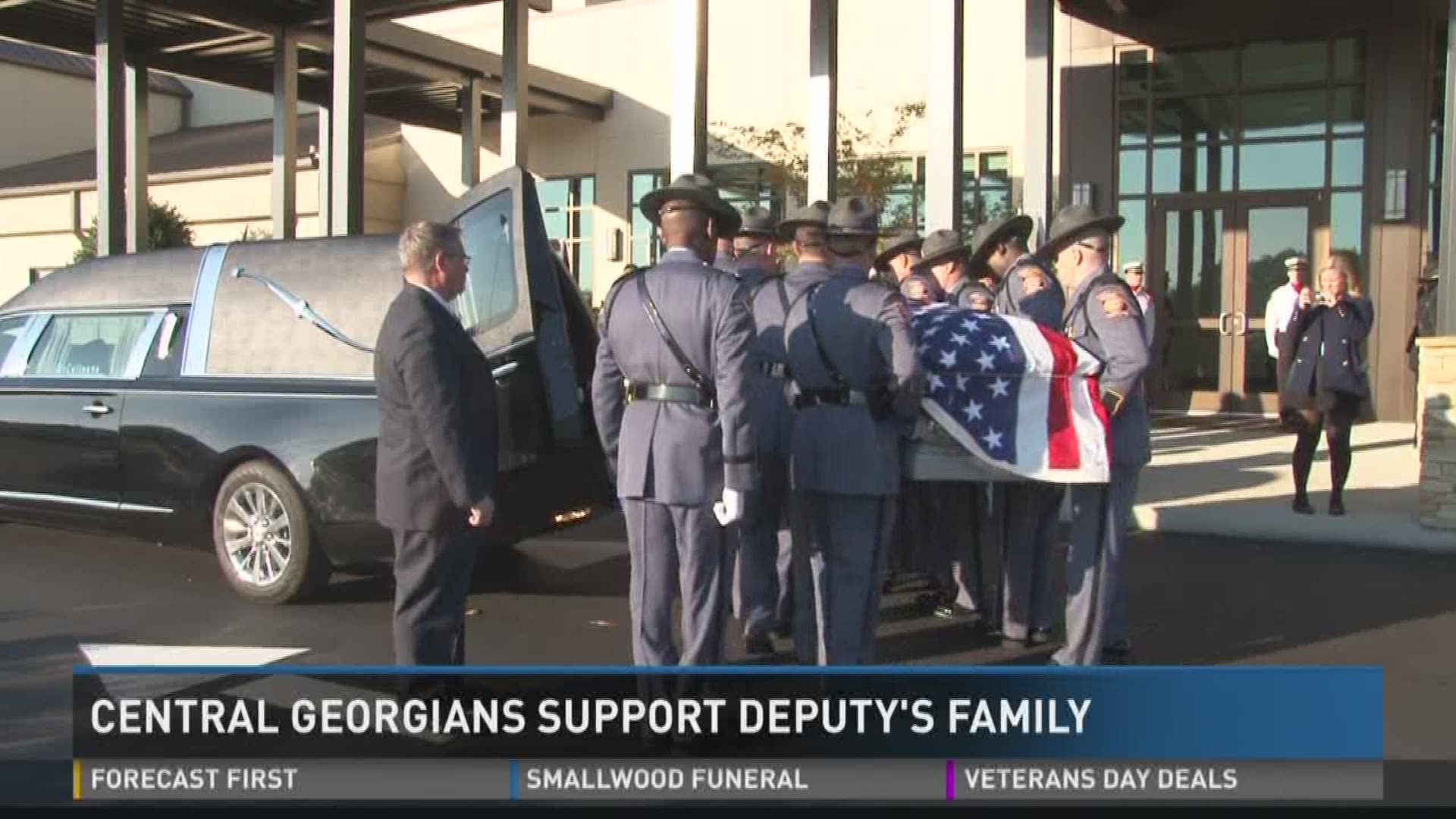 Central Georgians support deputy's family